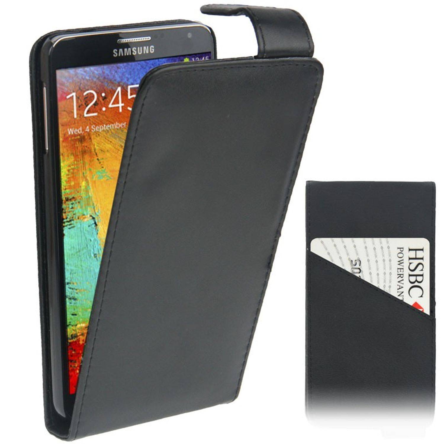 Samsung Galaxy Note 3 Handyhülle Backcover Schwarz