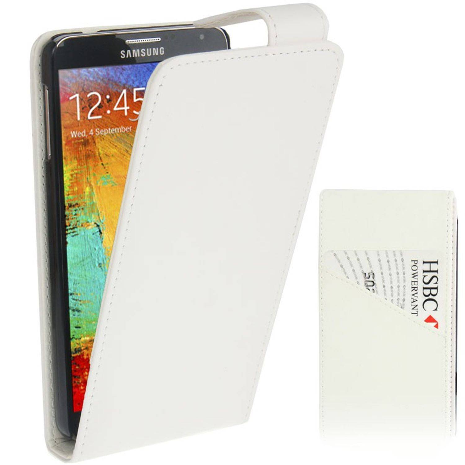 Samsung Galaxy Note 3 Handyhülle Backcover Weiß