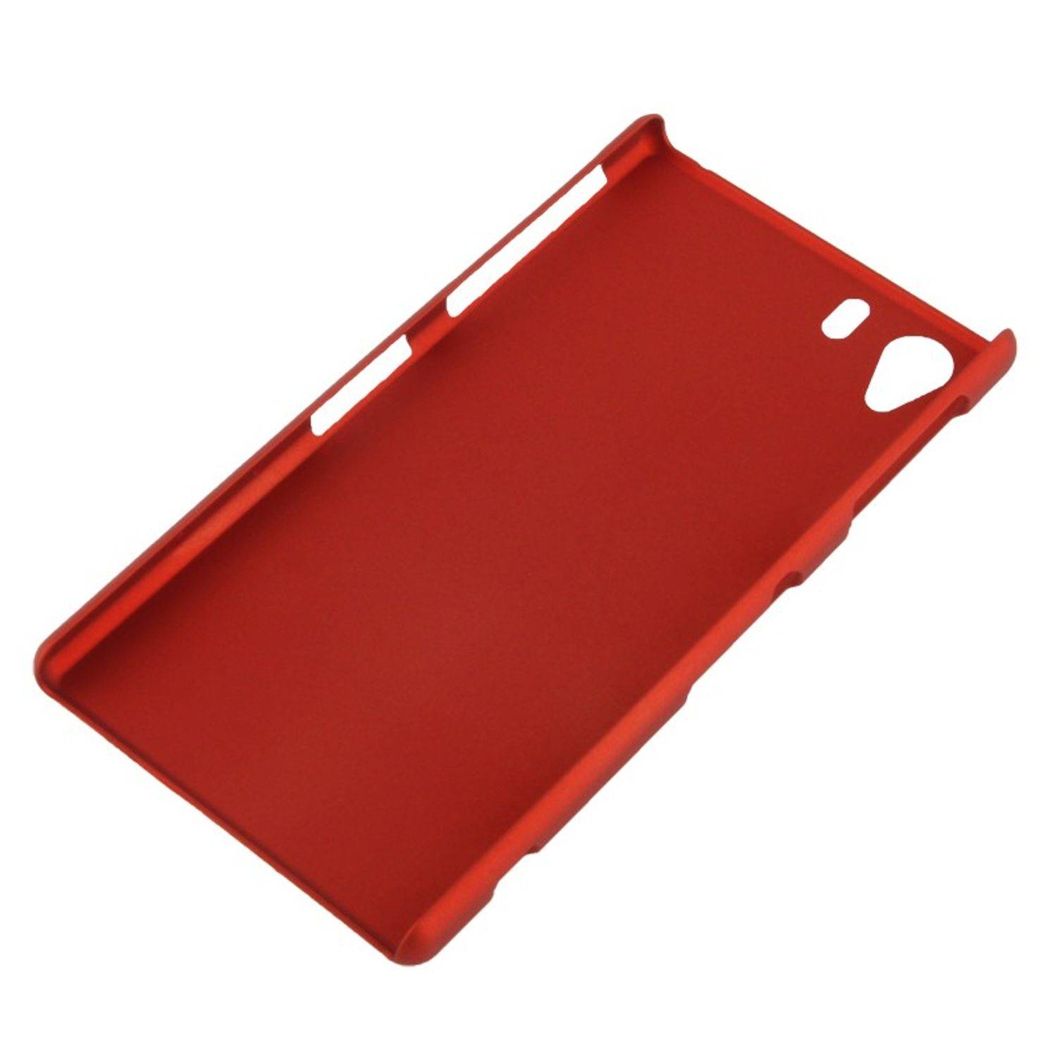 Sony Xperia Z1 Handyhülle Backcover Rot