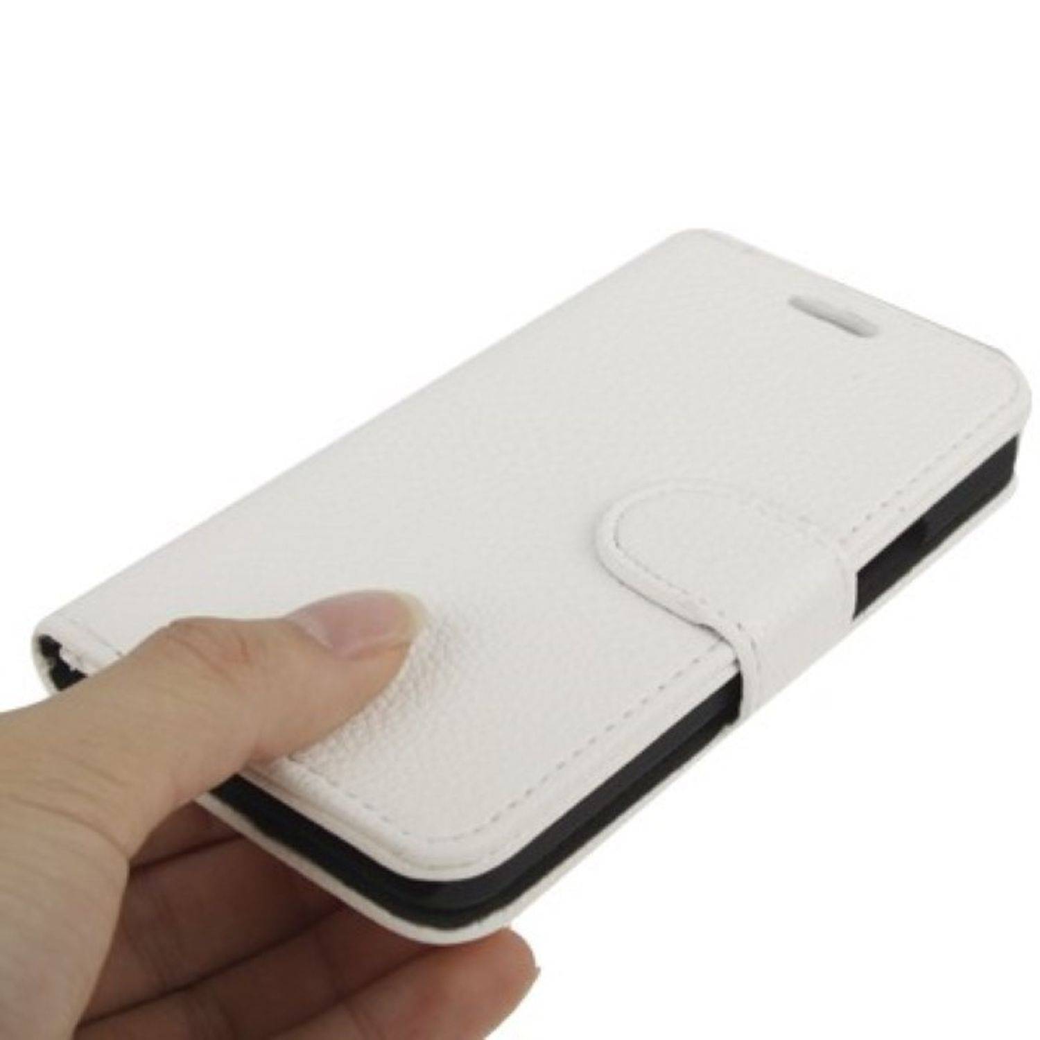 HTC One Handyhülle Backcover Braun