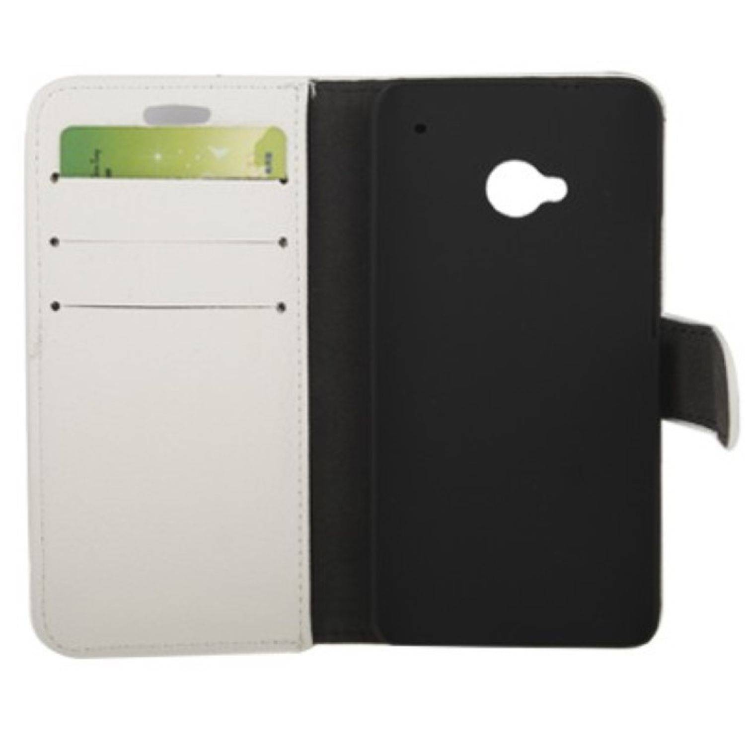 HTC One Handyhülle Backcover Braun