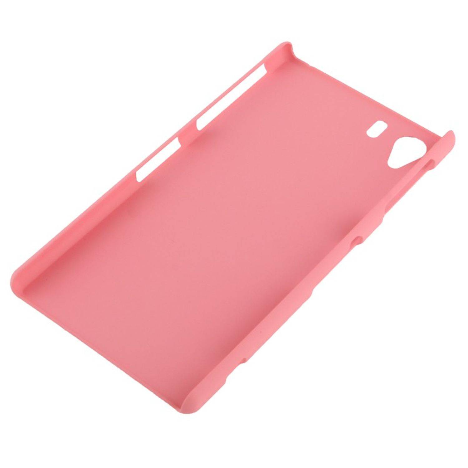 Sony Xperia Z1 Handyhülle Backcover Rosa