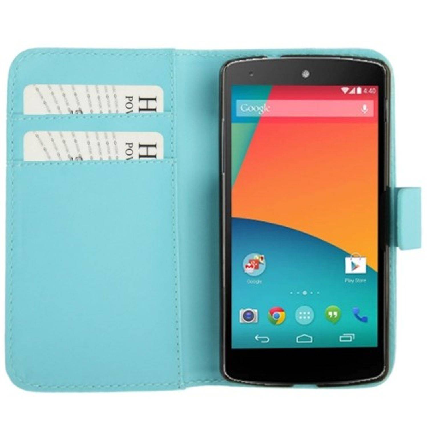LG Nexus 5 Handyhülle Backcover Blau