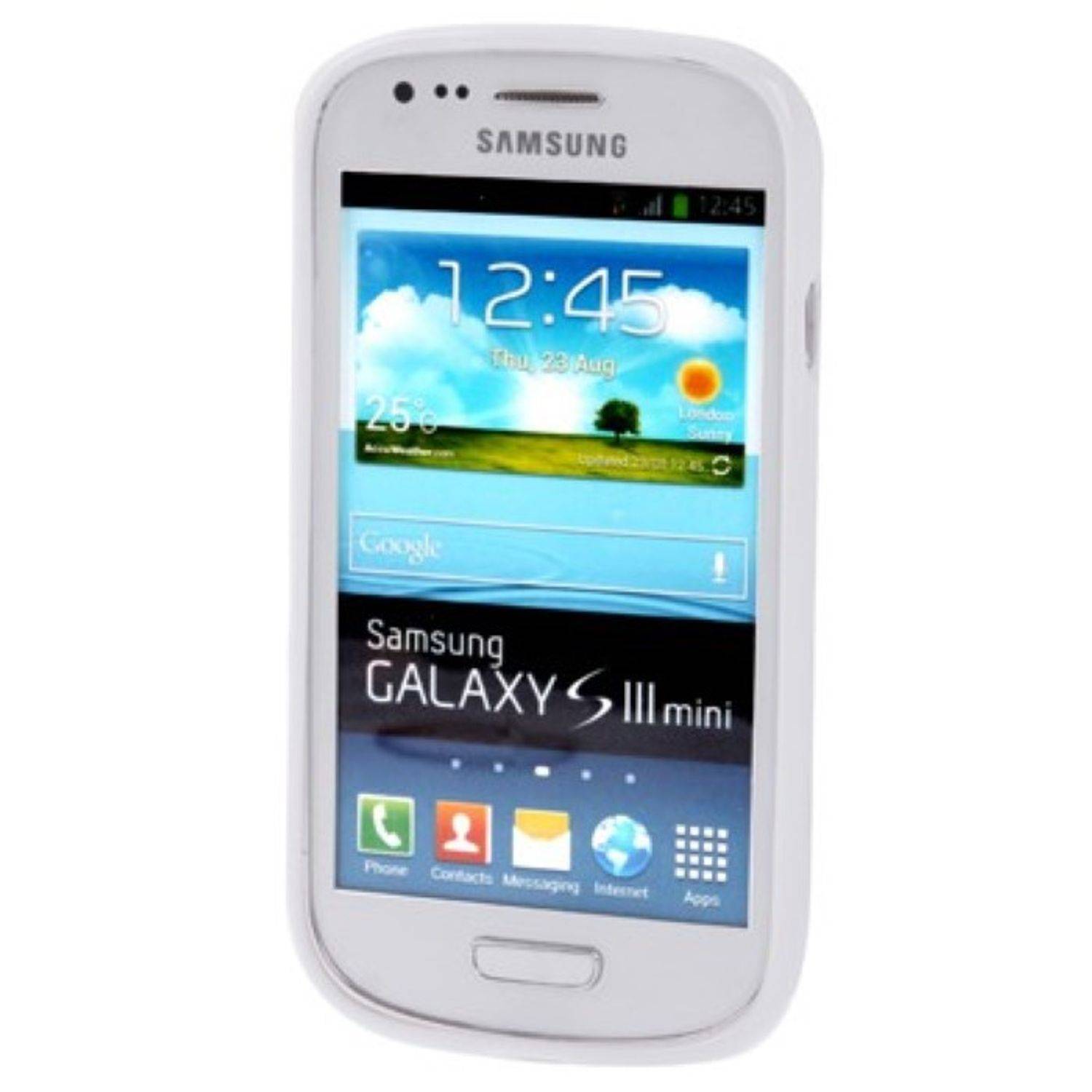 Samsung Galaxy S3 Mini Handyhülle Backcover Weiß