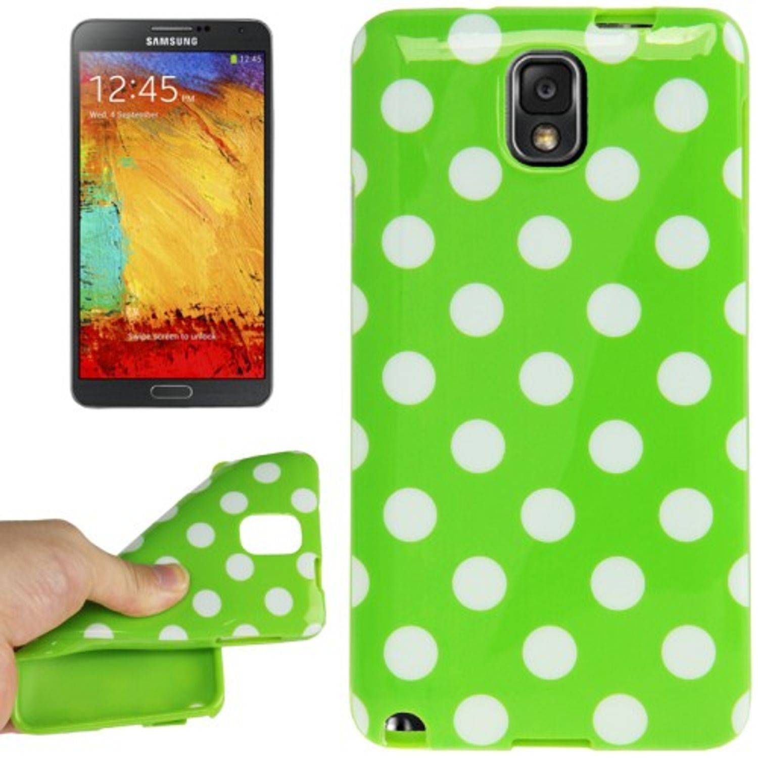 Samsung Galaxy Note 3 Handyhülle Backcover Grün
