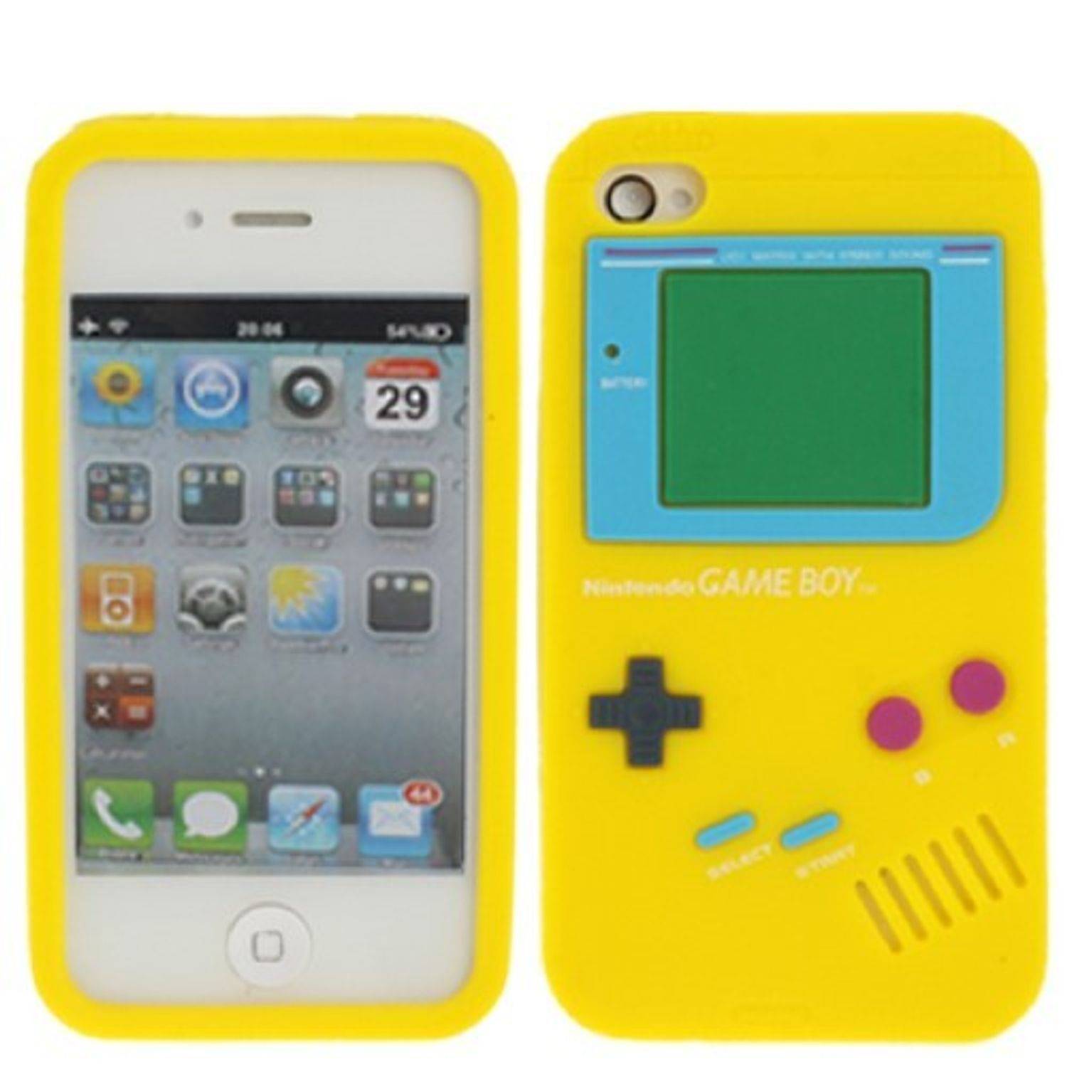 Apple iPhone 4 / 4s Handyhülle Backcover Gelb