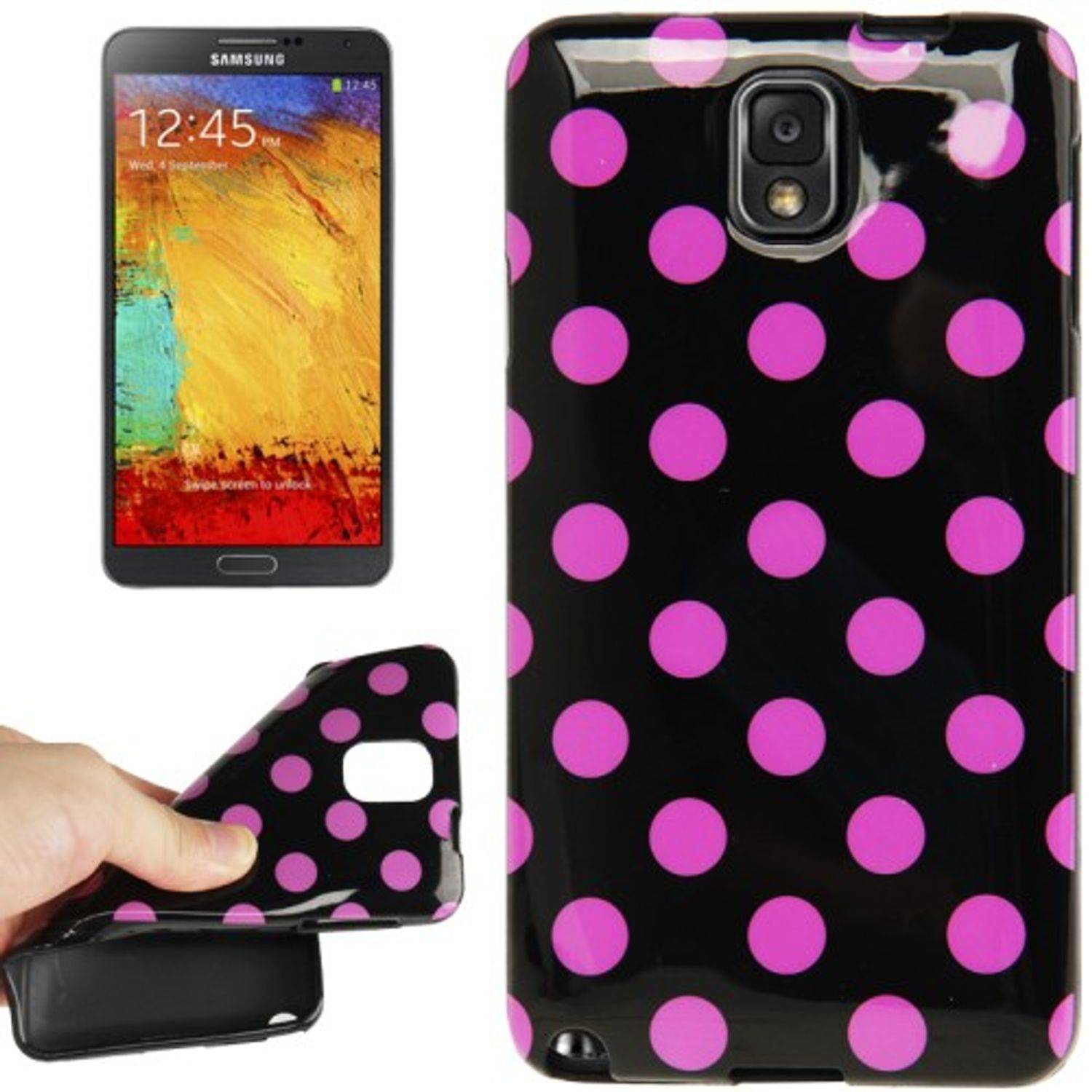 Samsung Galaxy Note 3 Handyhülle Backcover Weiß