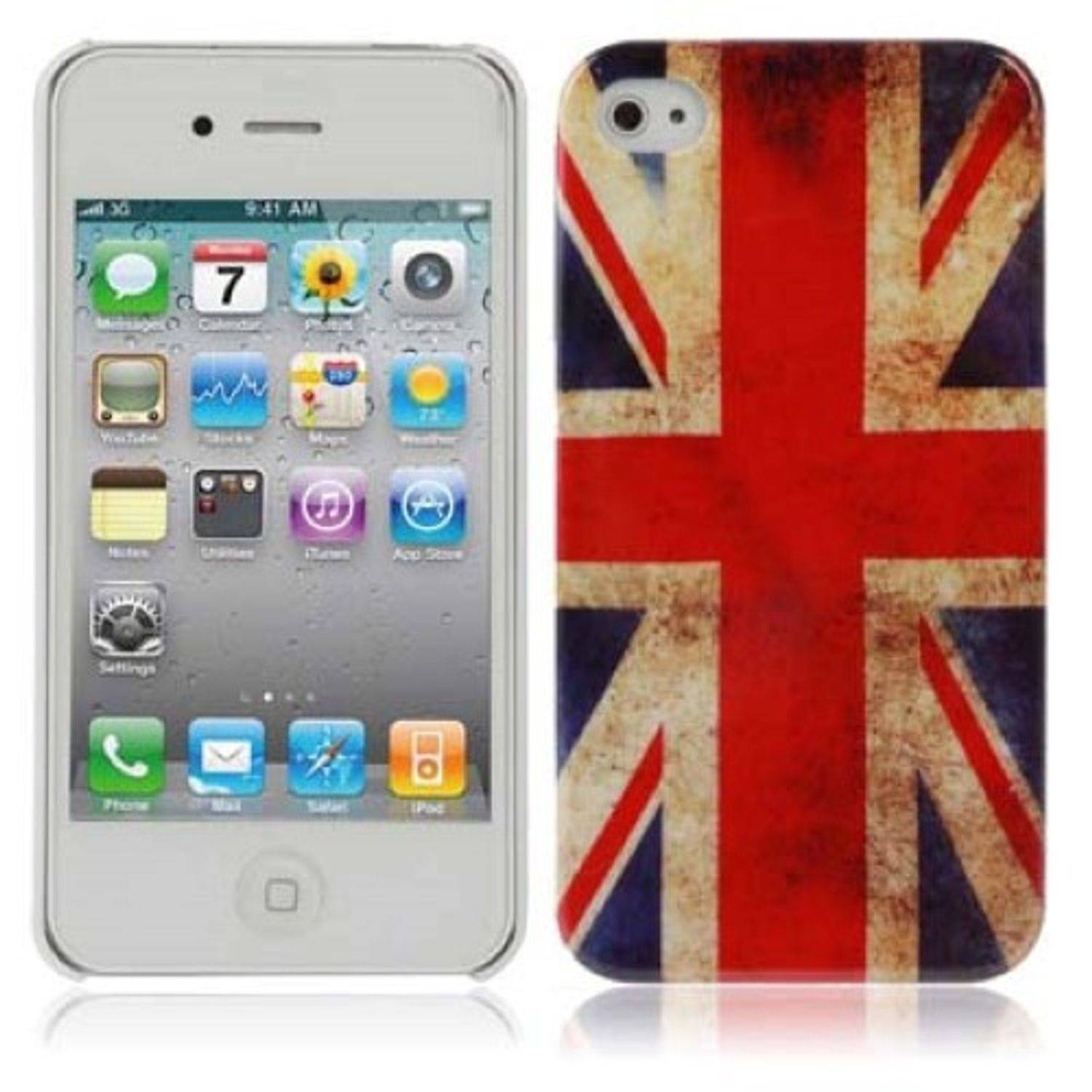 Apple iPhone 4 / 4s Handyhülle Backcover Mehrfarbig