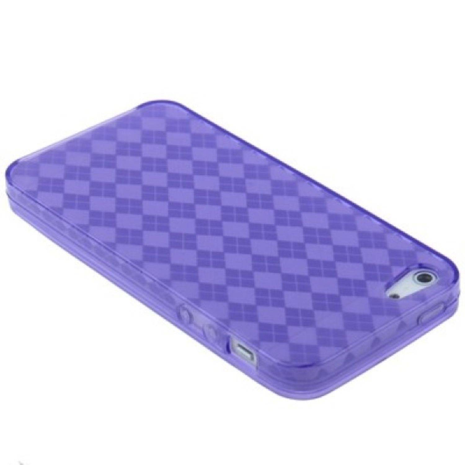 Apple iPhone 5 / 5s / SE Handyhülle Backcover Violett