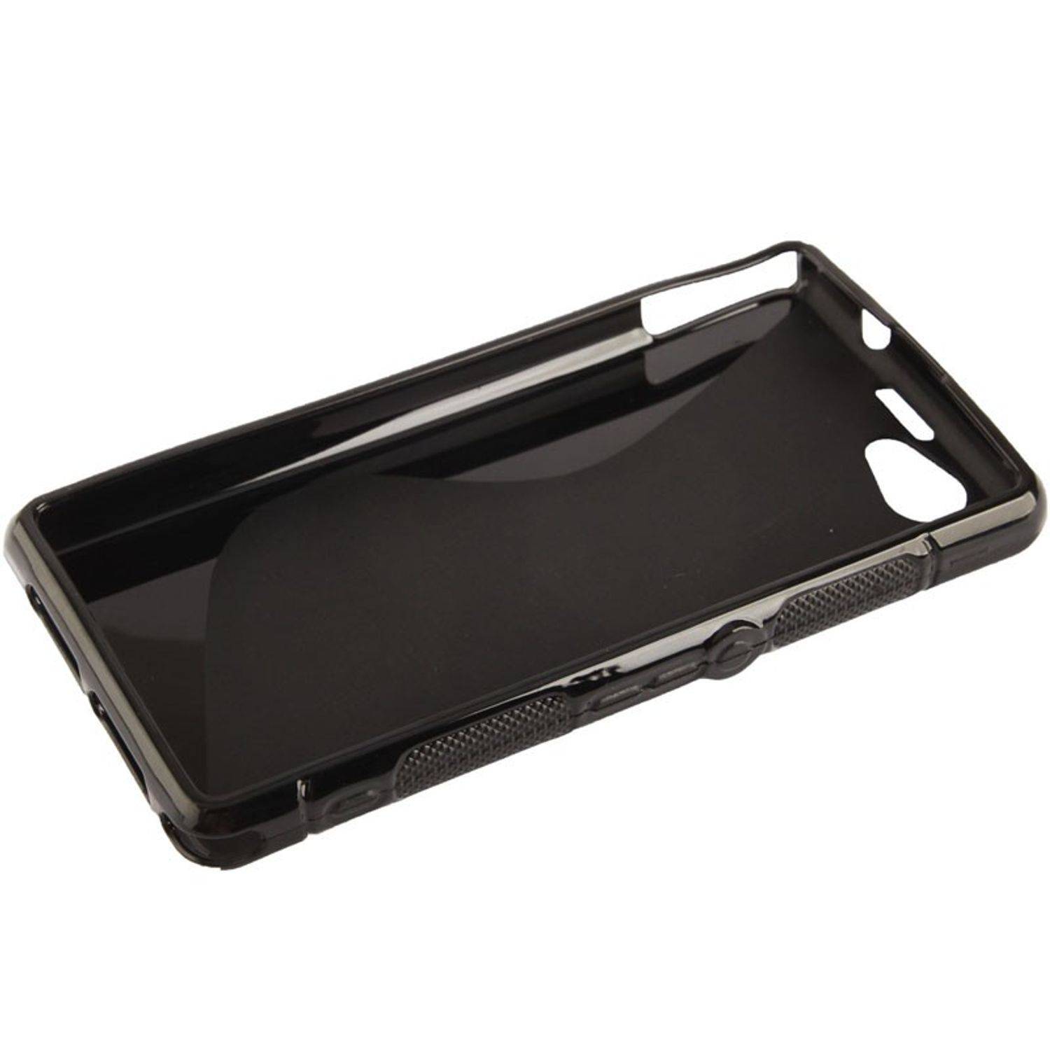 Sony Xperia Z1 Compact Handyhülle Backcover Schwarz