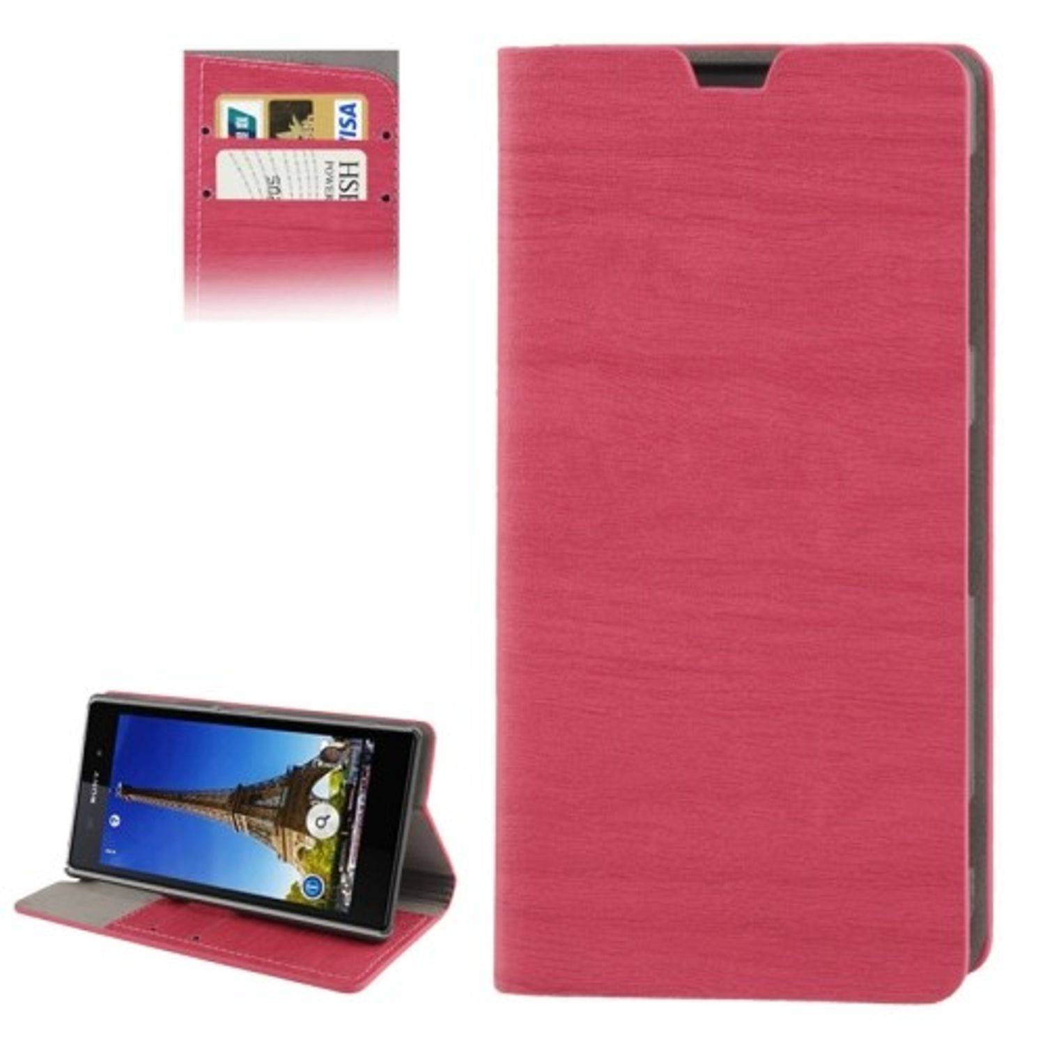 Sony Xperia Z1 Handyhülle Backcover Rosa