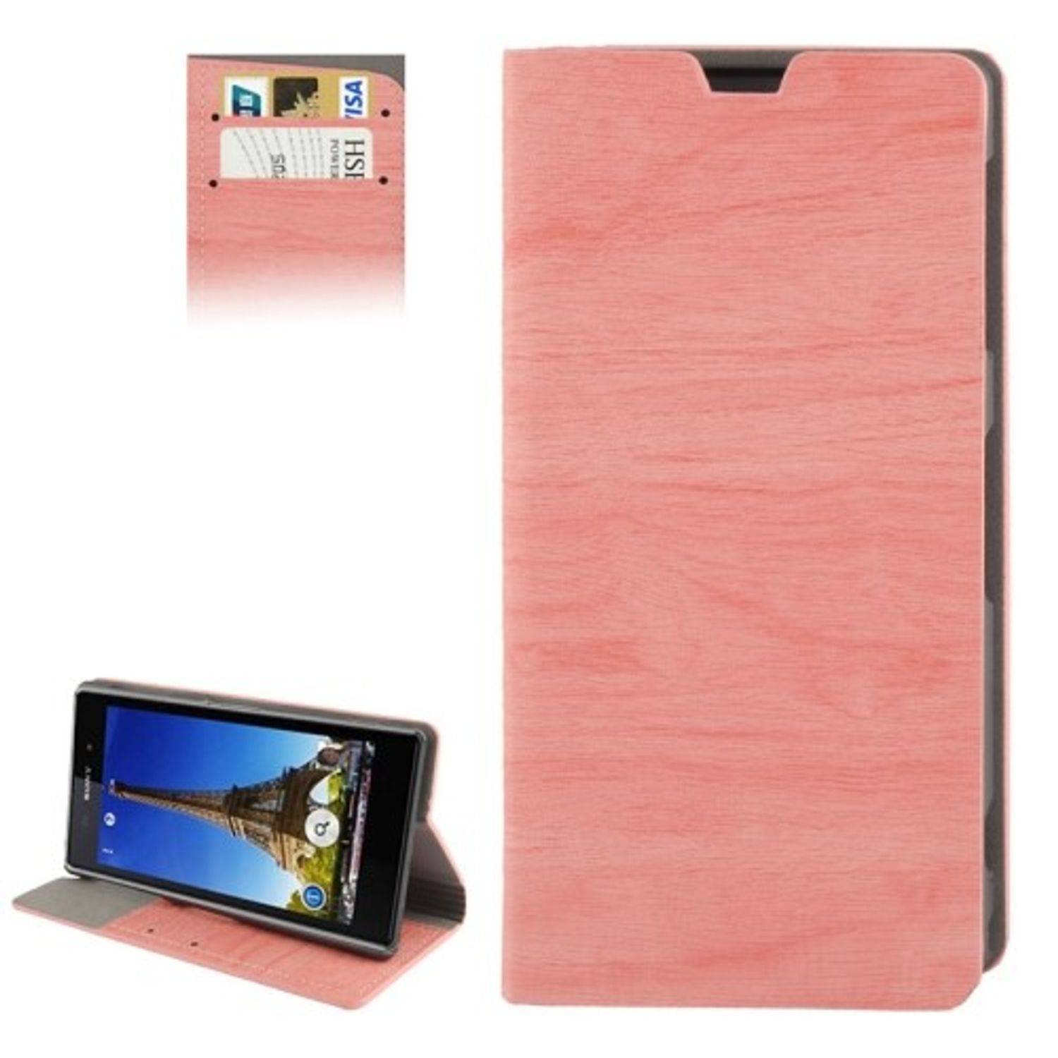 Sony Xperia Z1 Handyhülle Backcover Rosa