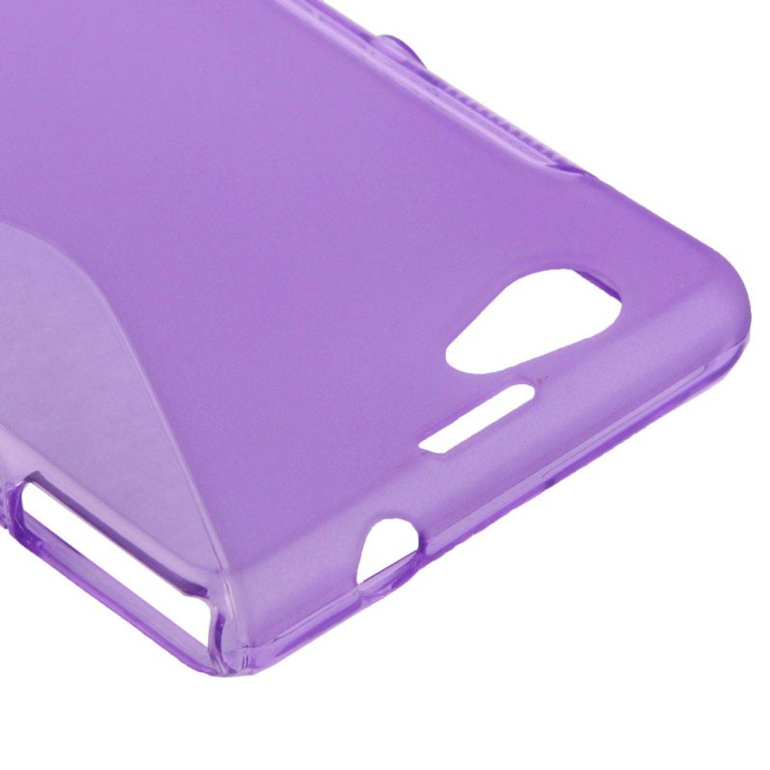 Sony Xperia C S39h Handyhülle Backcover Orange