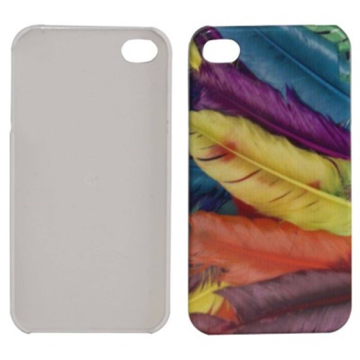 Apple iPhone 4 / 4s Handyhülle Backcover Mehrfarbig