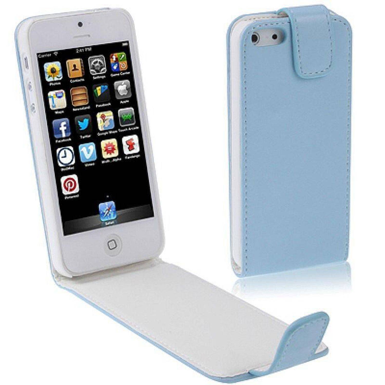 Apple iPhone 5 / 5s / SE Handyhülle Backcover Blau