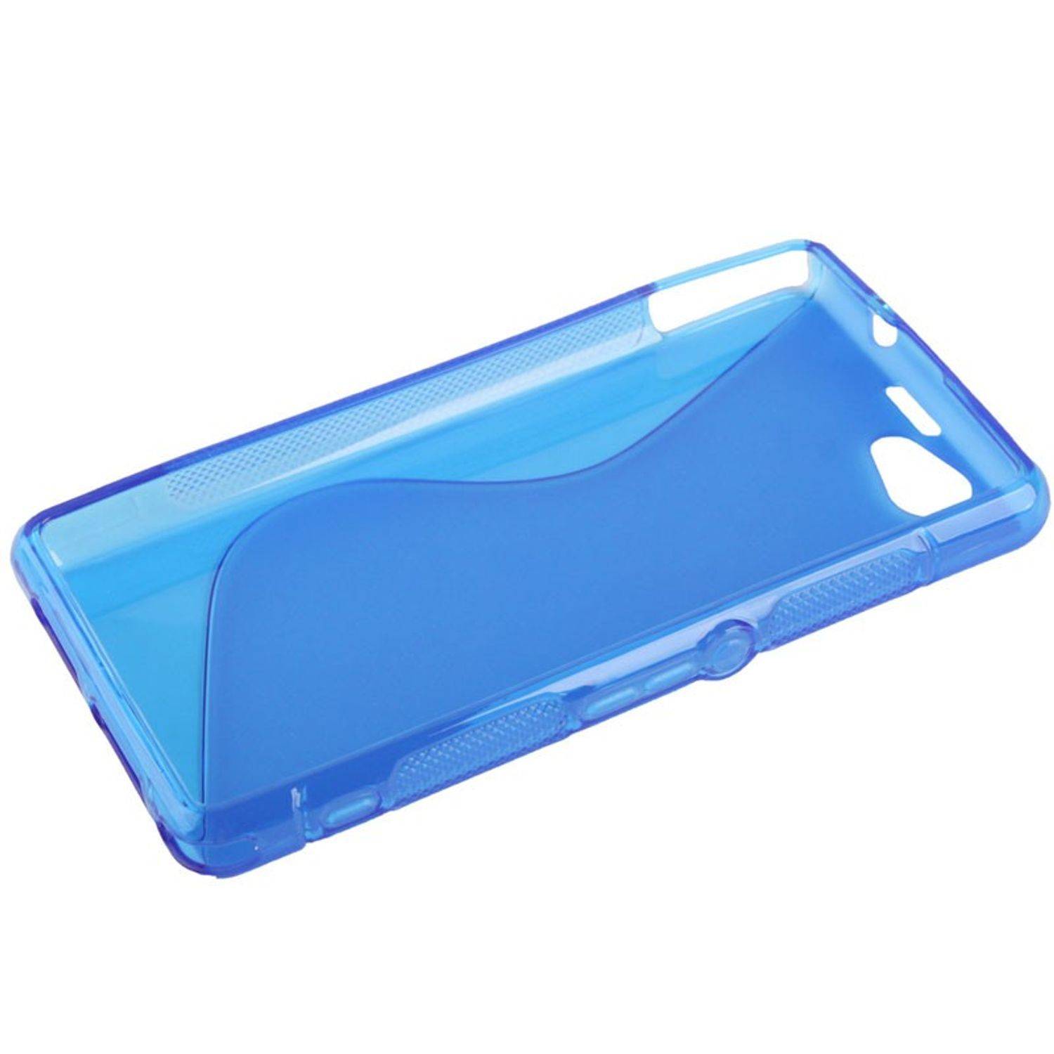 Sony Xperia Z1 Handyhülle Backcover Blau