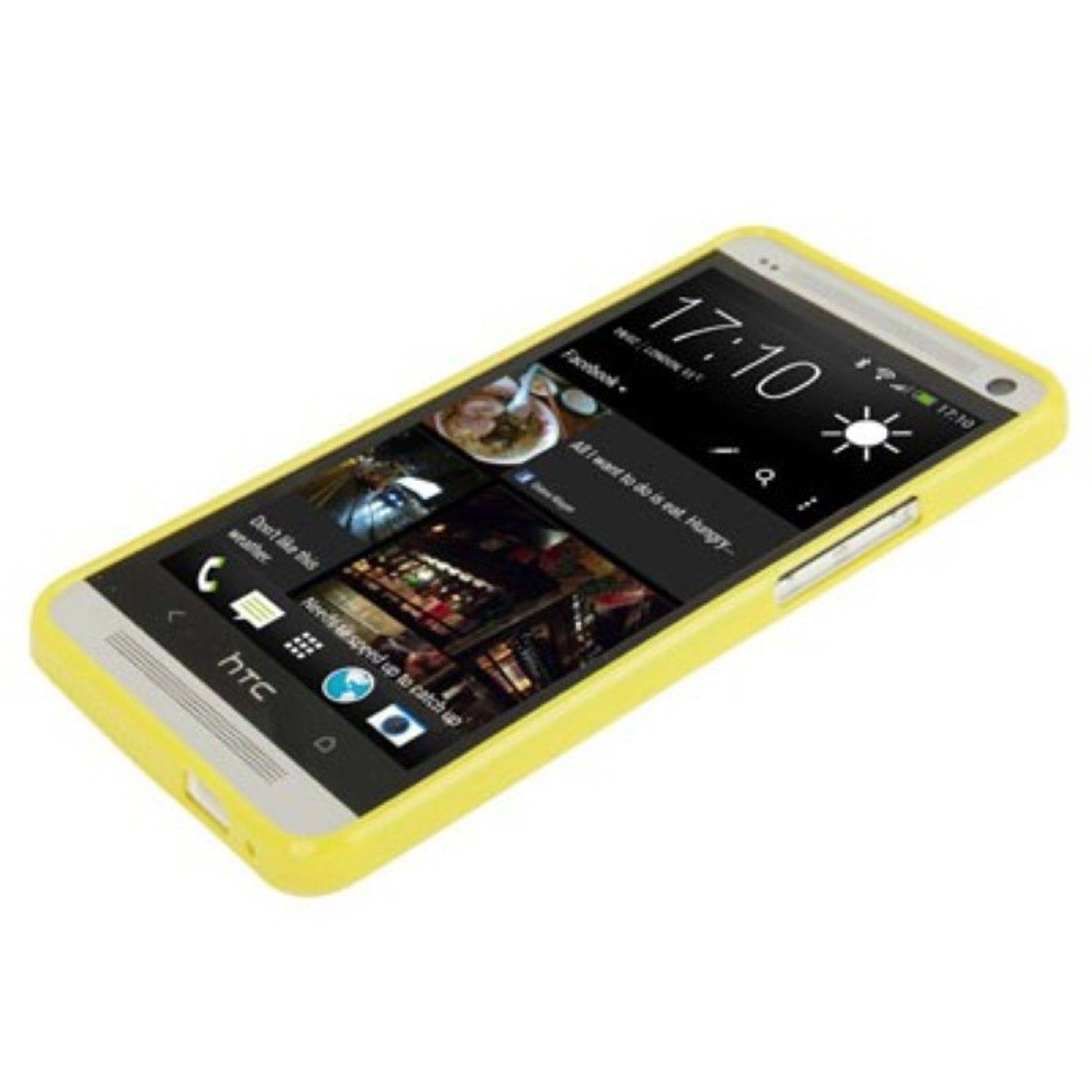 HTC One Handyhülle Backcover Violett