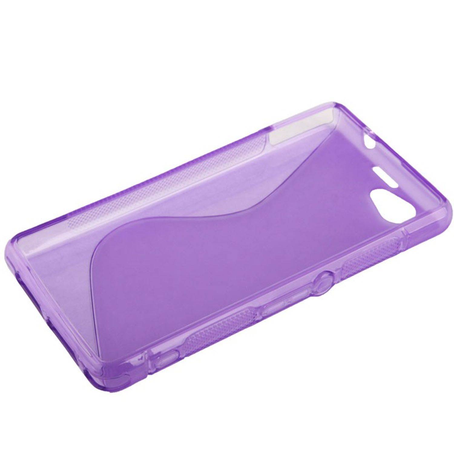 Sony Xperia Z1 Handyhülle Backcover Violett