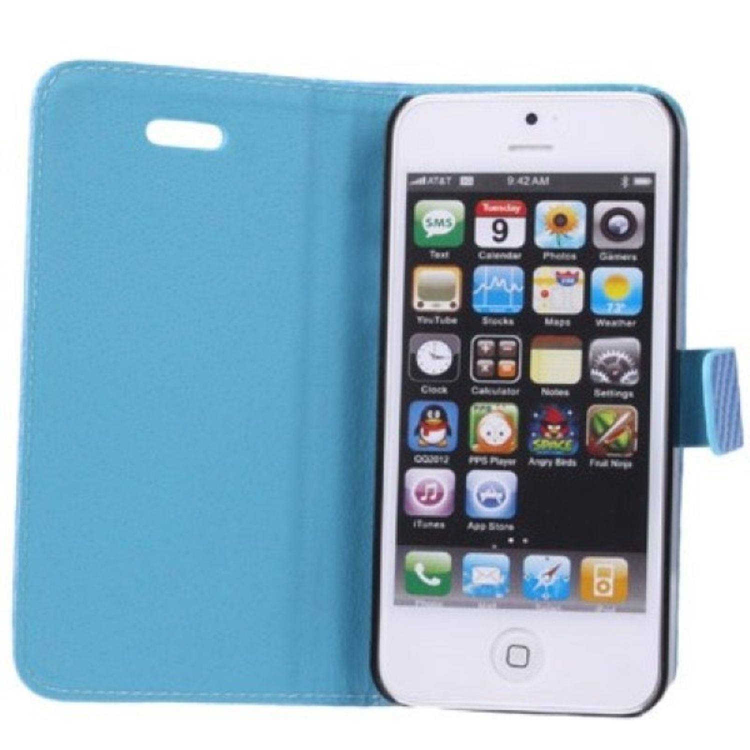 Apple iPhone 5 / 5s / SE Handyhülle Backcover Schwarz