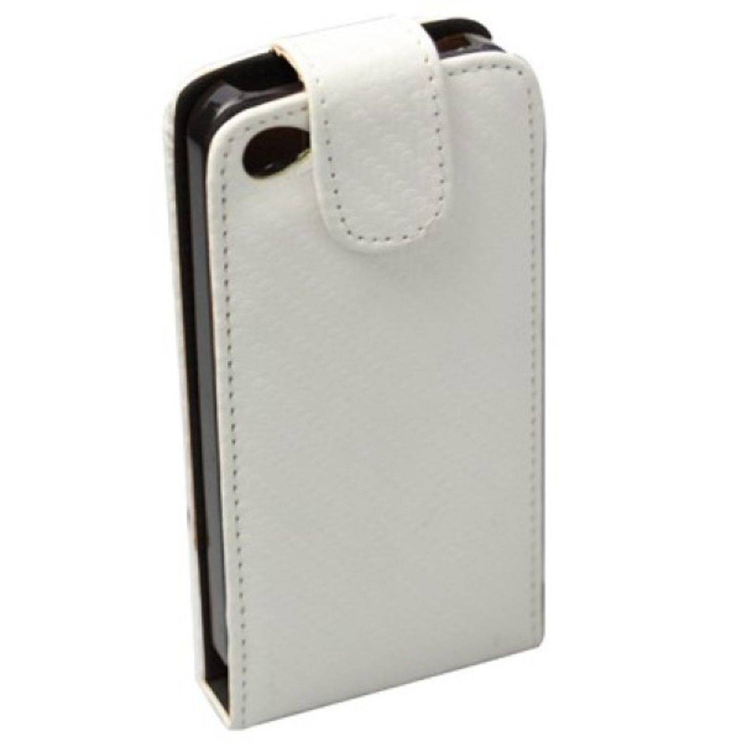 Apple iPhone 4 / 4s Handyhülle Backcover Weiß