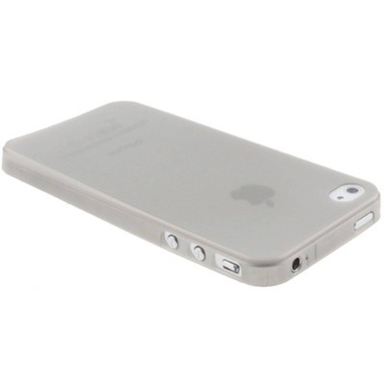 Apple iPhone 4 / 4s Handyhülle Backcover Grau