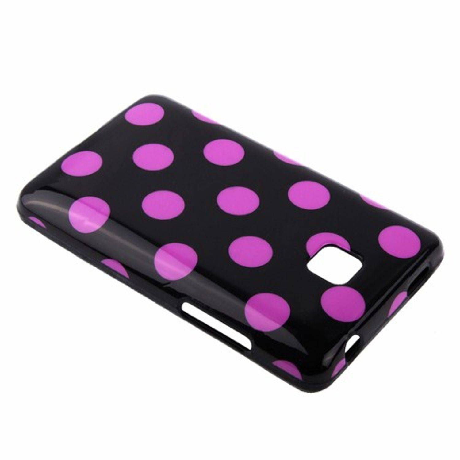 LG Optimus L3 II E430 Handyhülle Backcover Schwarz