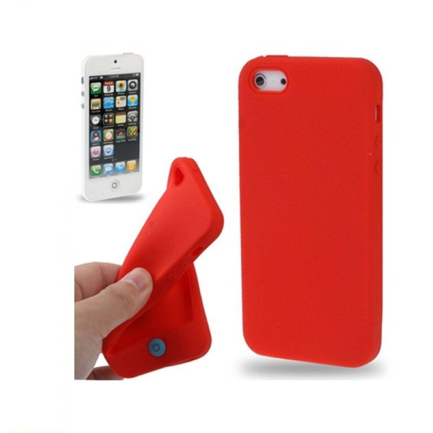 Apple iPhone 5 / 5s / SE Handyhülle Backcover Rot