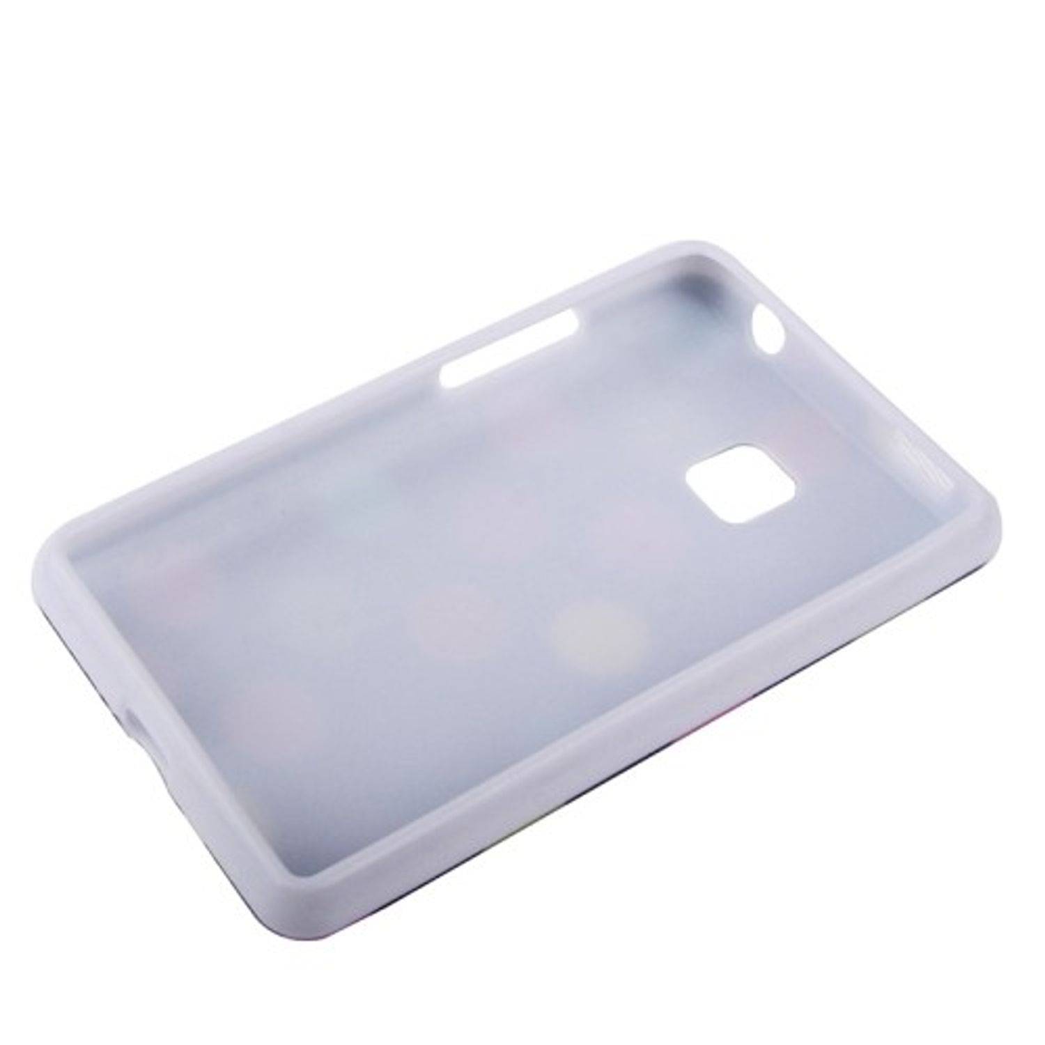 LG Optimus L3 II E430 Handyhülle Backcover Rosa