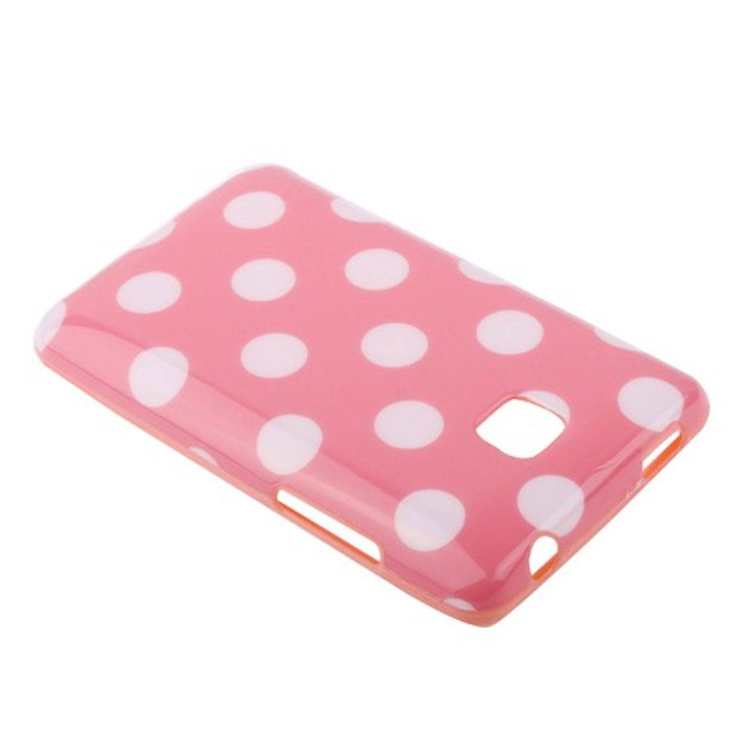 LG Optimus L3 II E430 Handyhülle Backcover Rosa