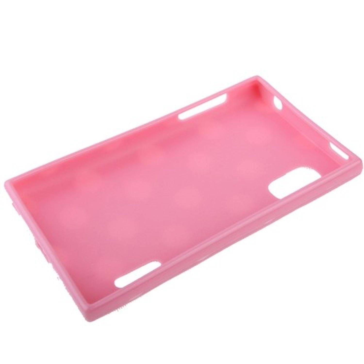 LG Optimus L5 E612 Handyhülle Backcover Violett