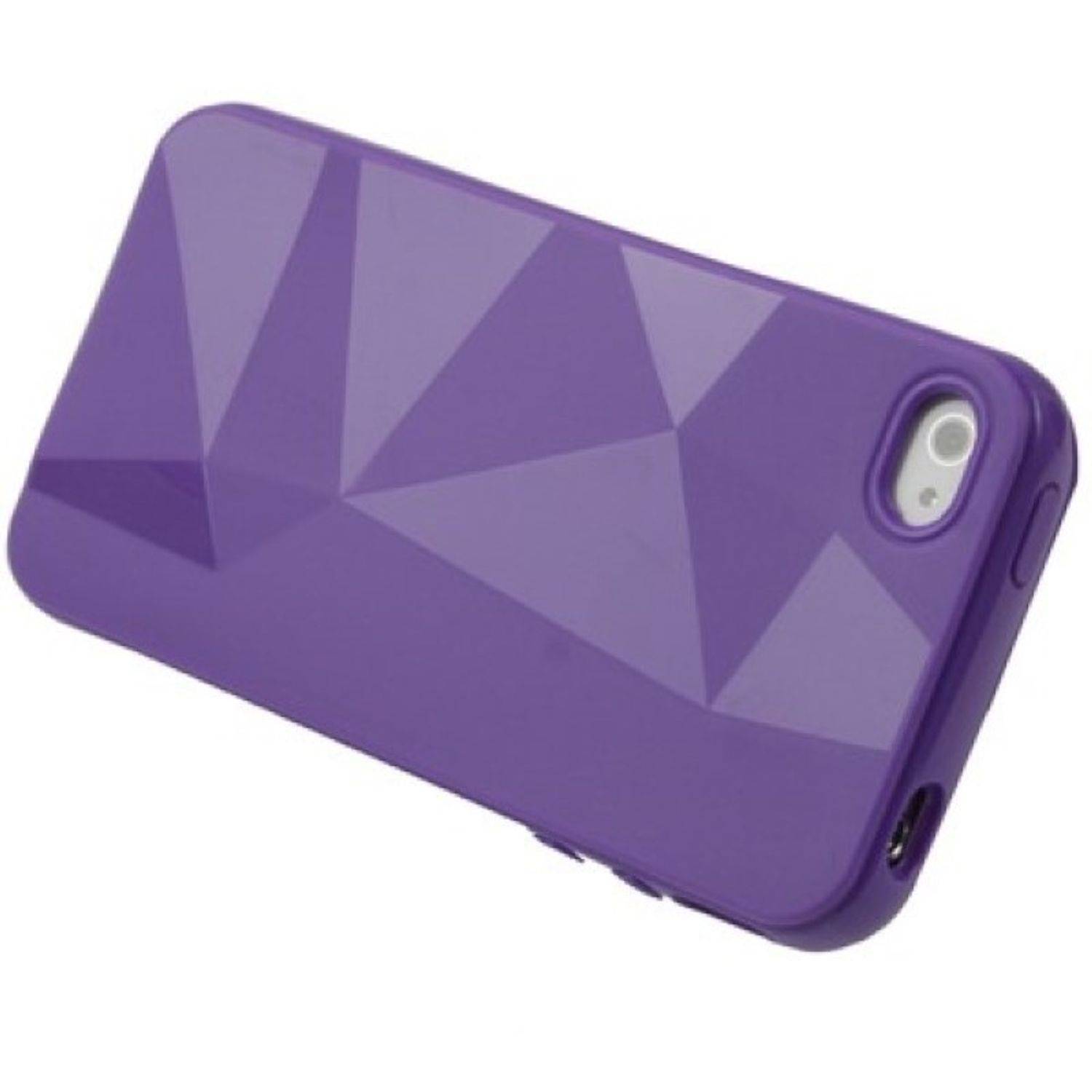 Apple iPhone 4 / 4s Handyhülle Backcover Violett