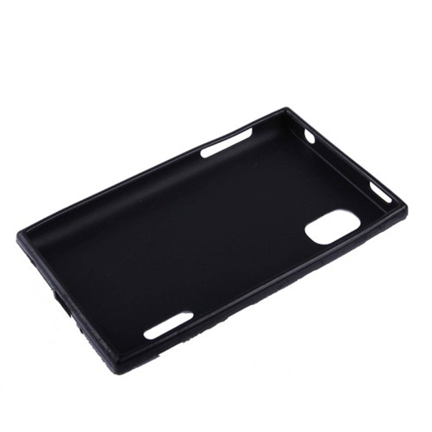 LG Optimus L5 E612 Handyhülle Backcover Rot