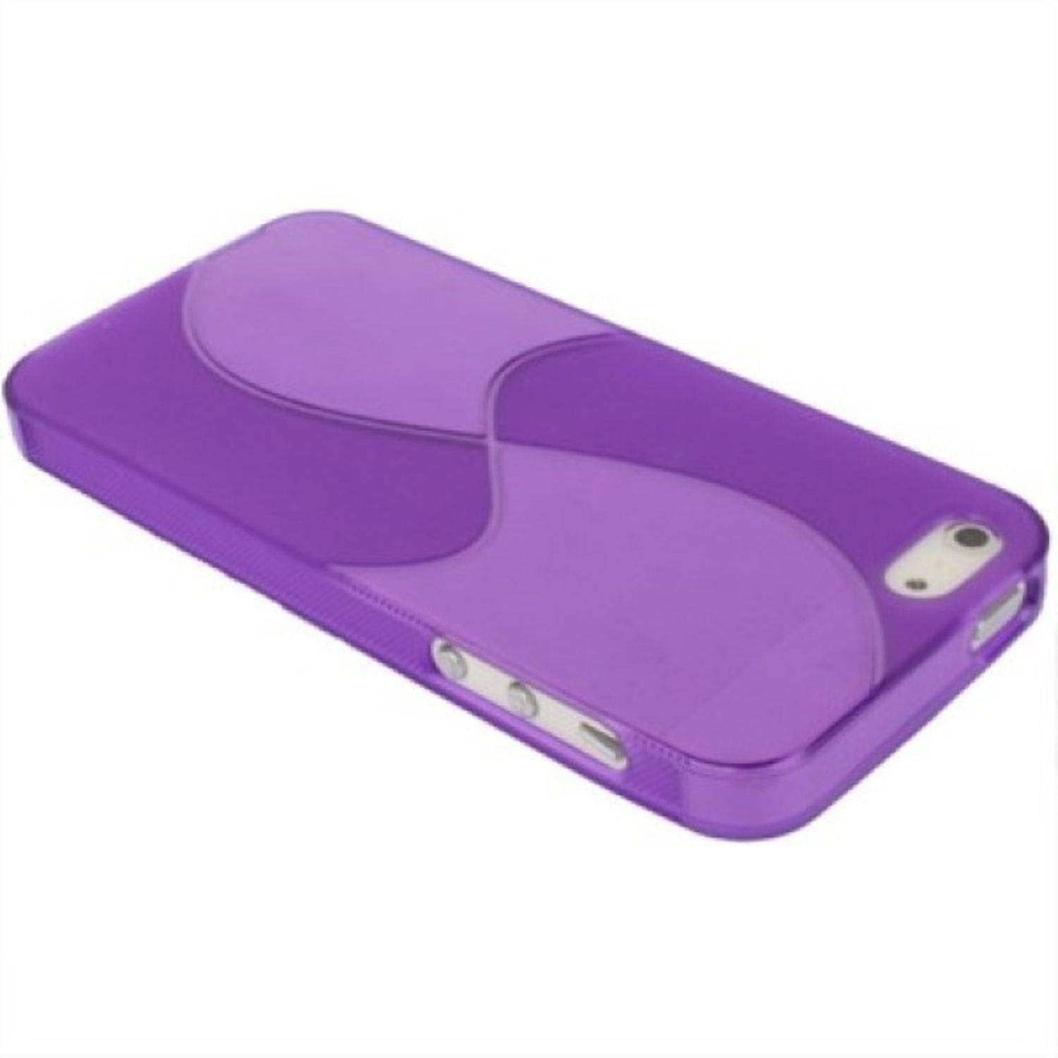 Apple iPhone 5 / 5s / SE Handyhülle Backcover Violett