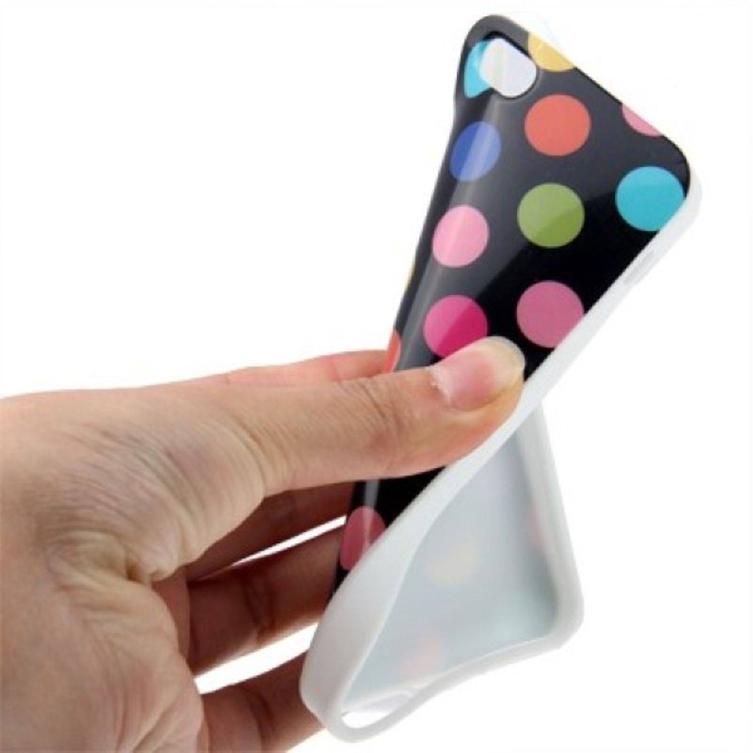 Apple iPhone 5 / 5s / SE Handyhülle Backcover Schwarz