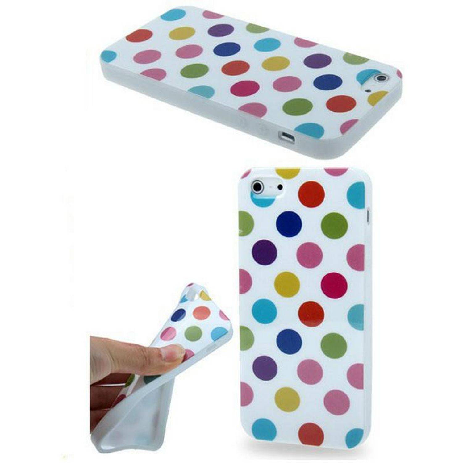 Apple iPhone 5 / 5s / SE Handyhülle Backcover Weiß