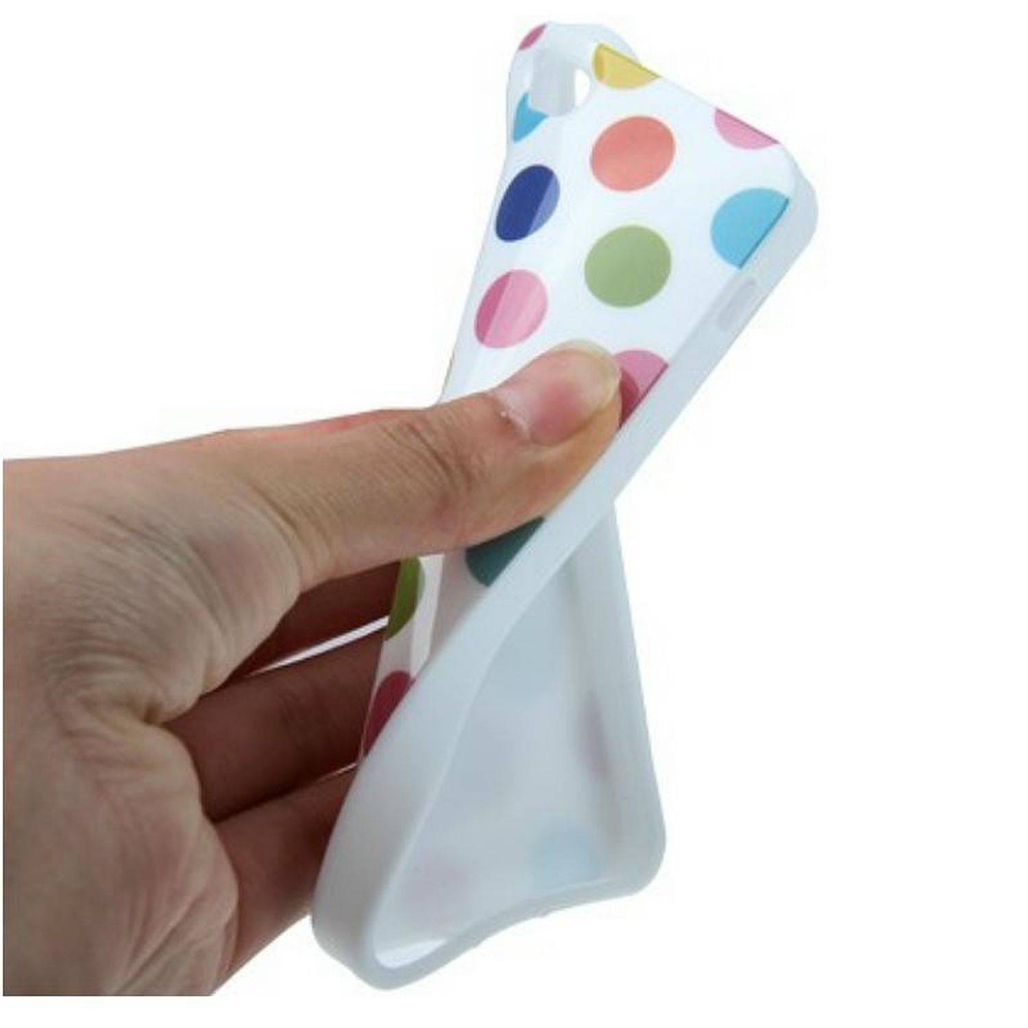 Apple iPhone 5 / 5s / SE Handyhülle Backcover Weiß