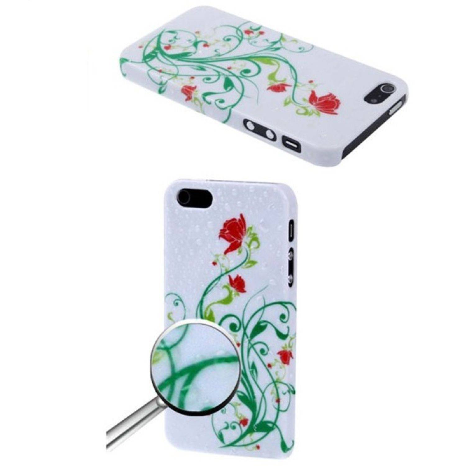 Apple iPhone 5 / 5s / SE Handyhülle Backcover Weiß