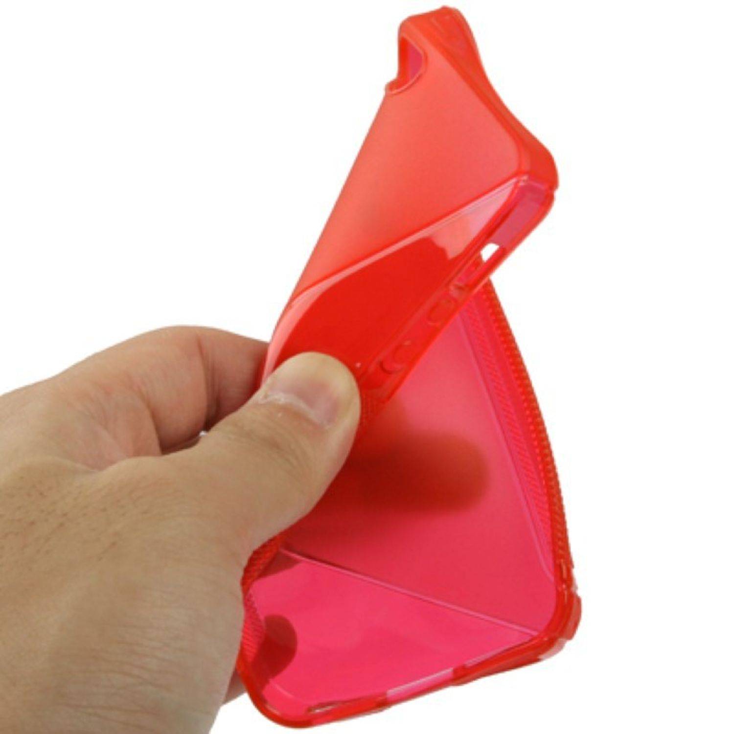 Apple iPhone 5 / 5s / SE Handyhülle Backcover Rot