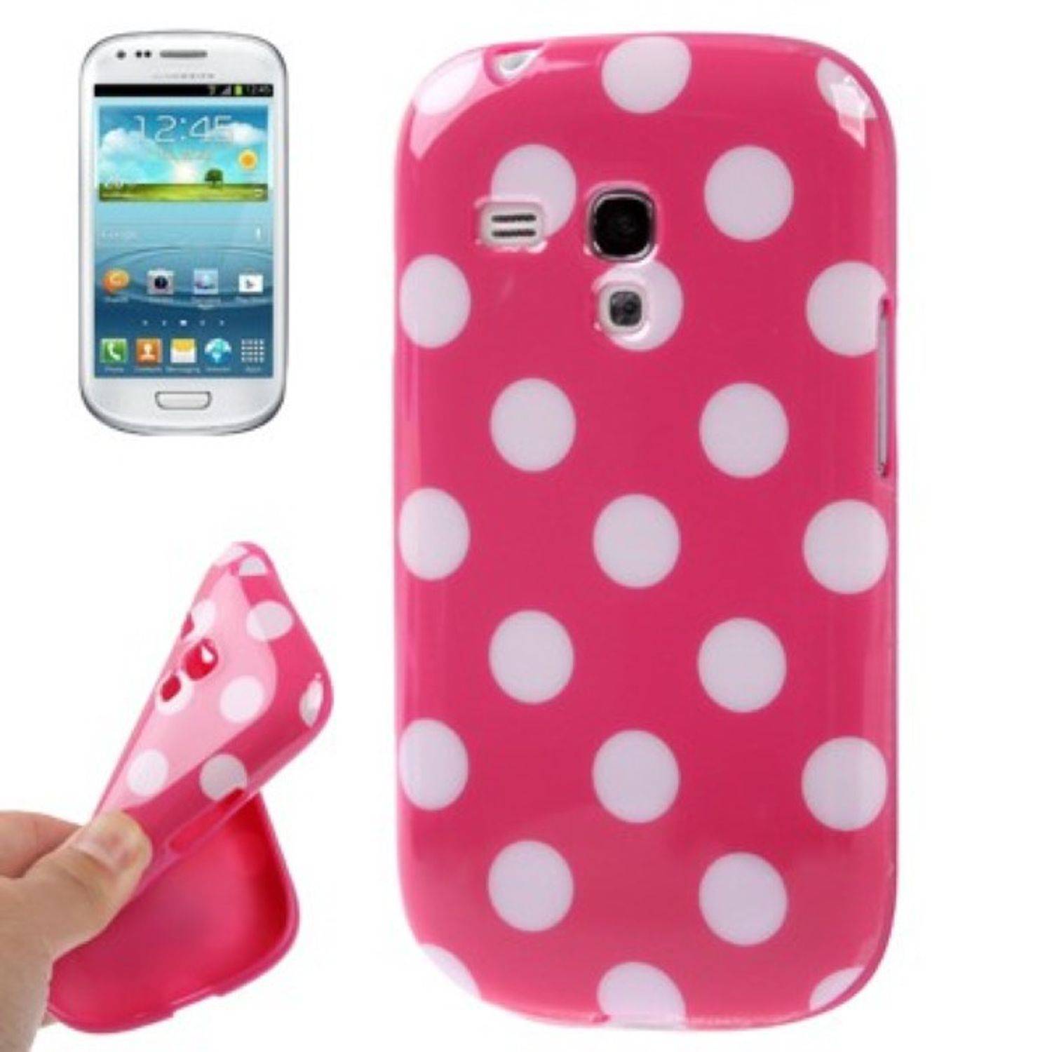 Samsung Galaxy S3 Mini Handyhülle Backcover Rosa