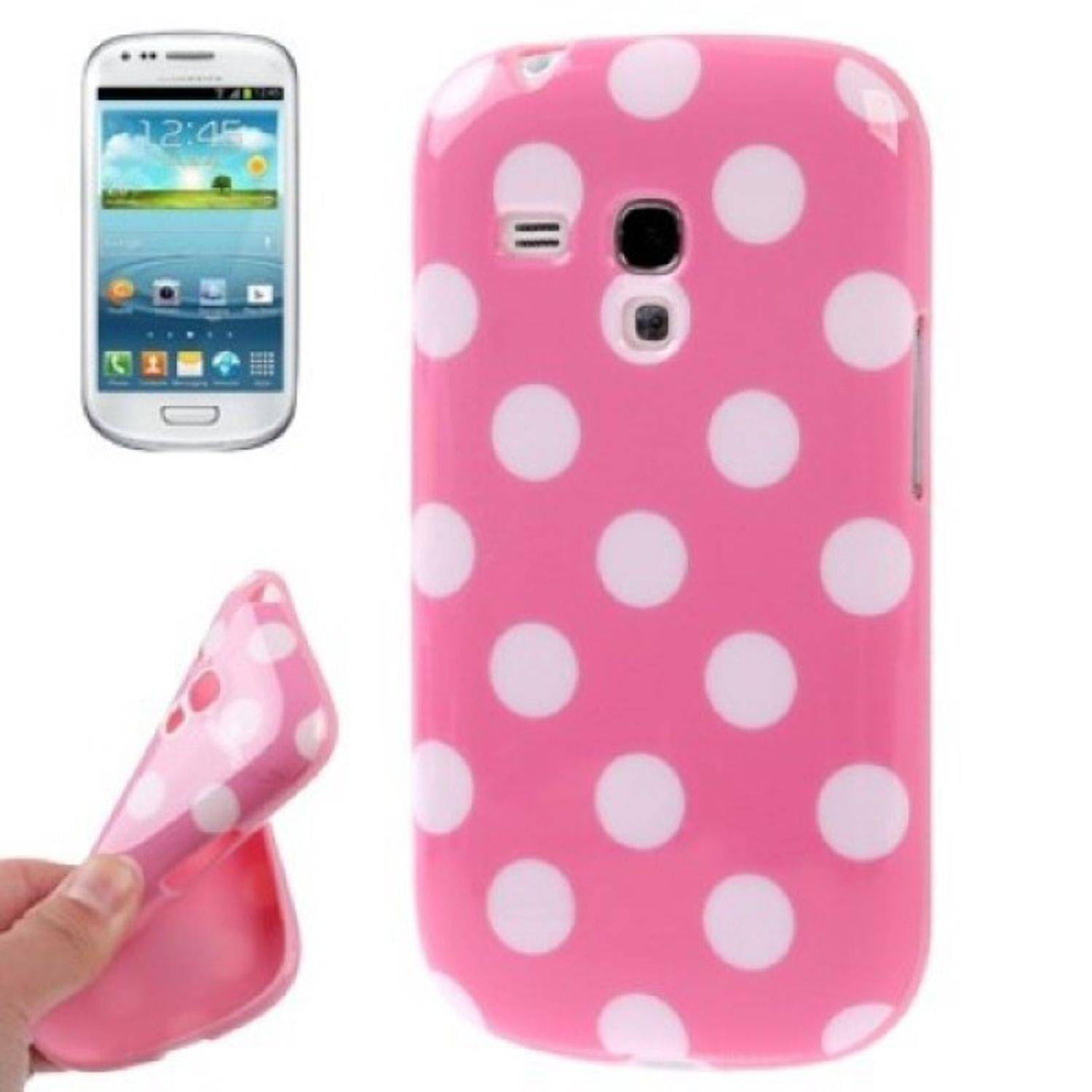 Samsung Galaxy S3 Mini Handyhülle Backcover Rosa