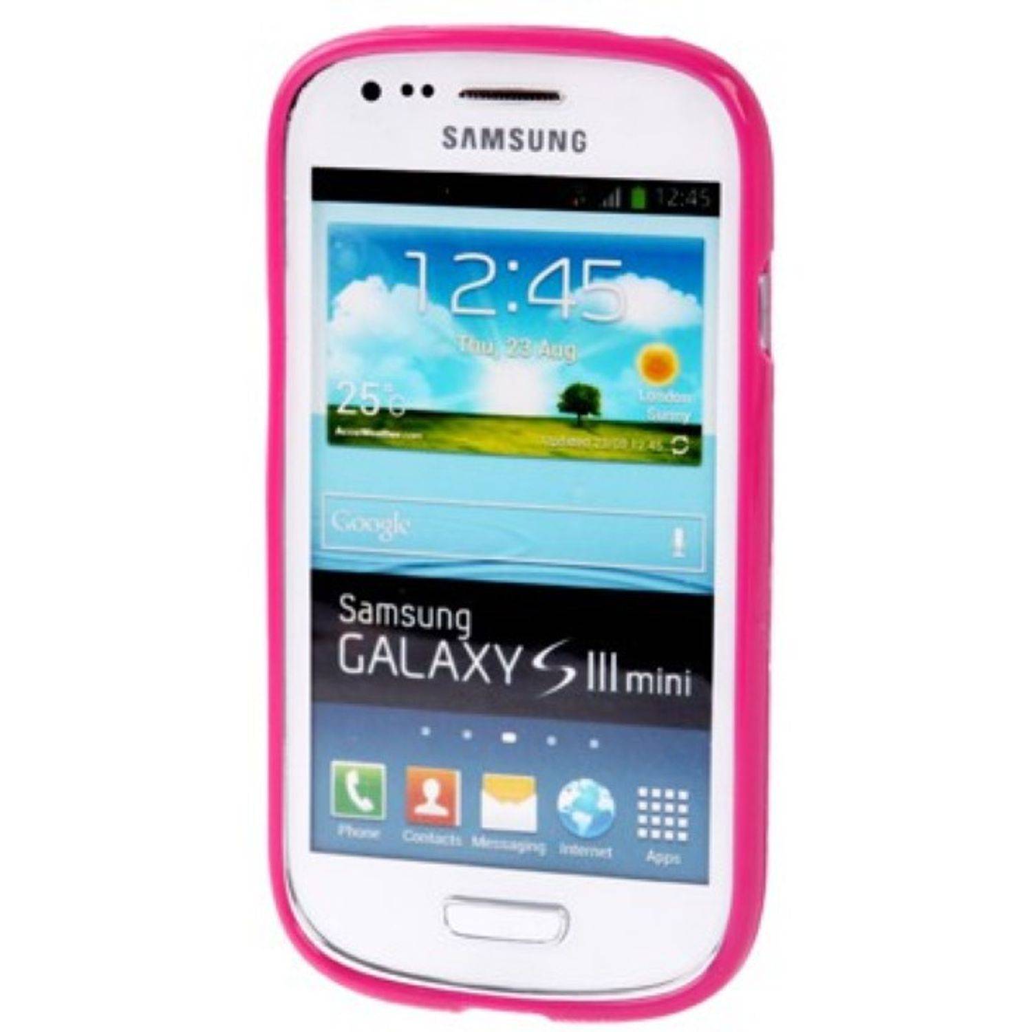 Samsung Galaxy S3 Mini Handyhülle Backcover Rosa