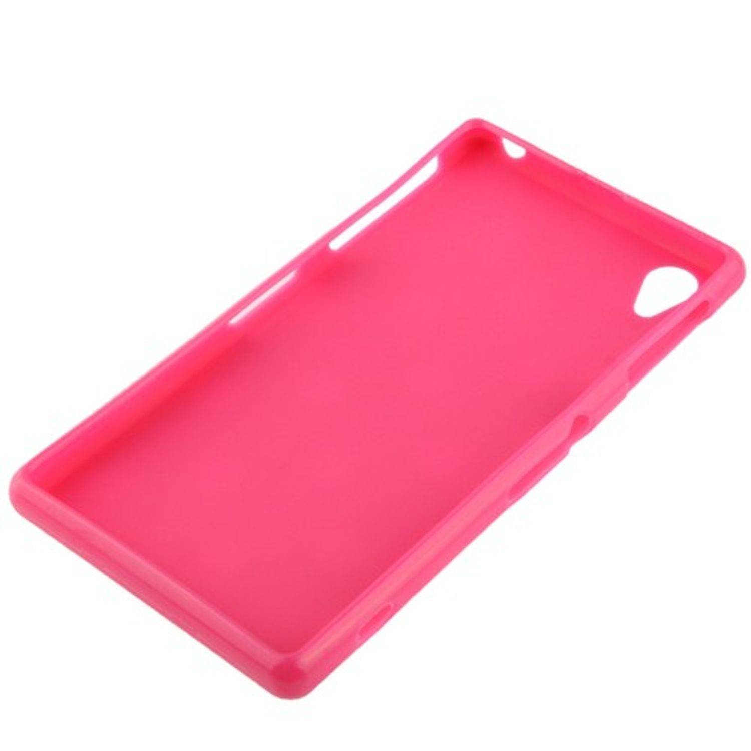 Sony Xperia Z1 Handyhülle Backcover Rosa