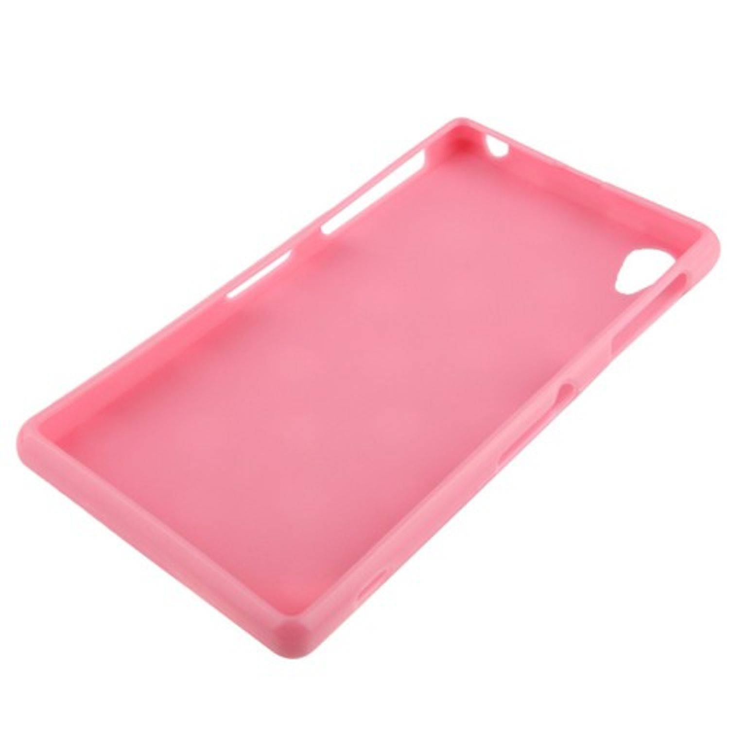 Sony Xperia Z1 Handyhülle Backcover Rosa