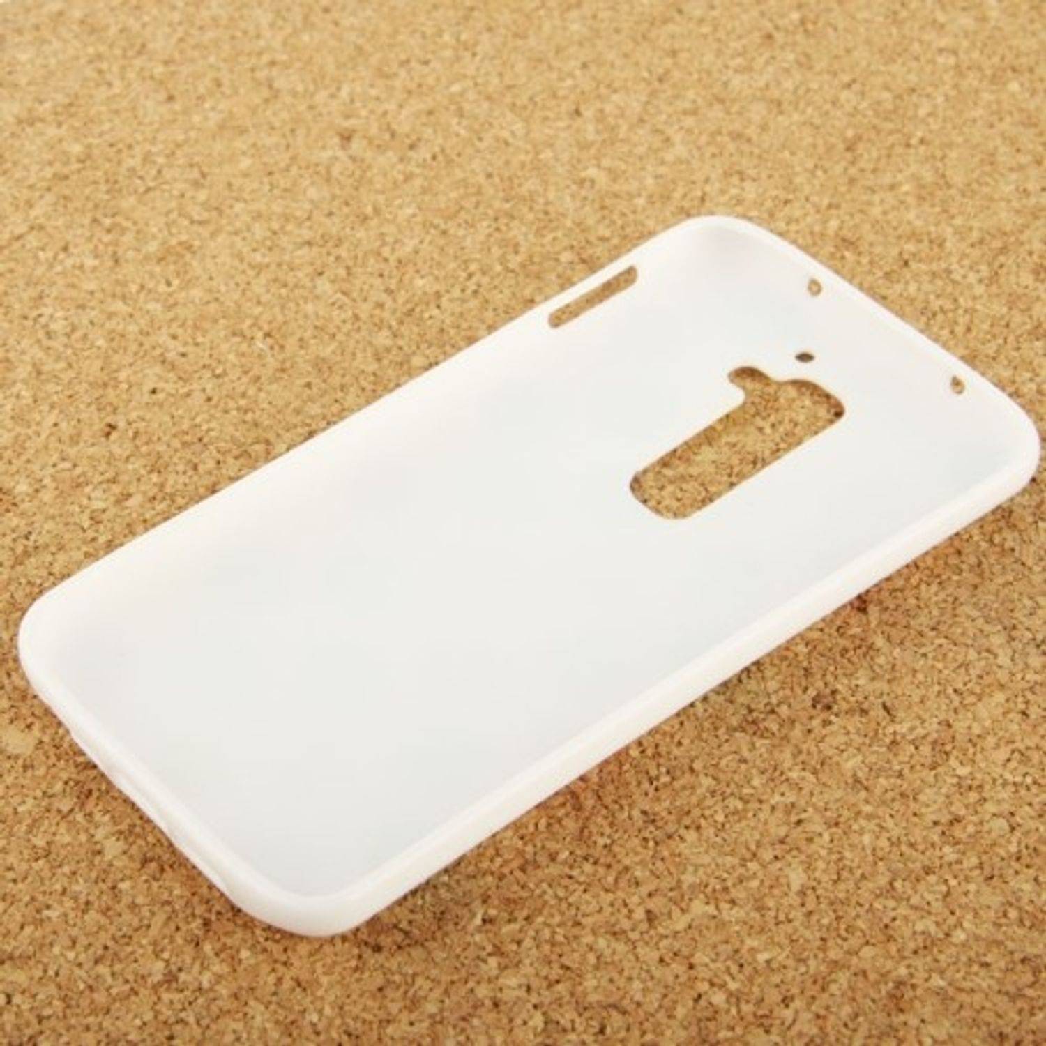 LG Optimus G2 Handyhülle Backcover Weiß