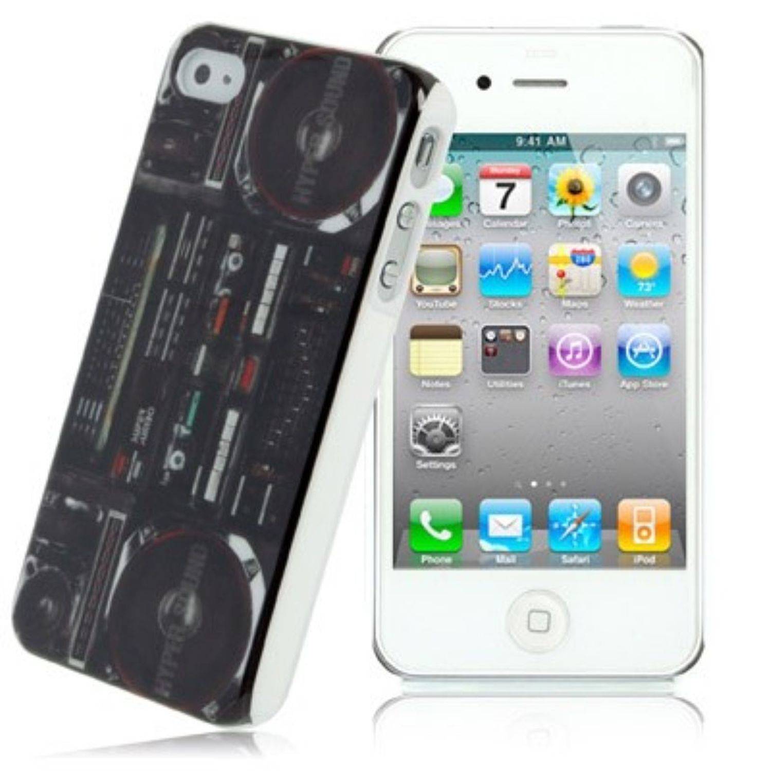 Apple iPhone 4 / 4s Handyhülle Backcover Mehrfarbig