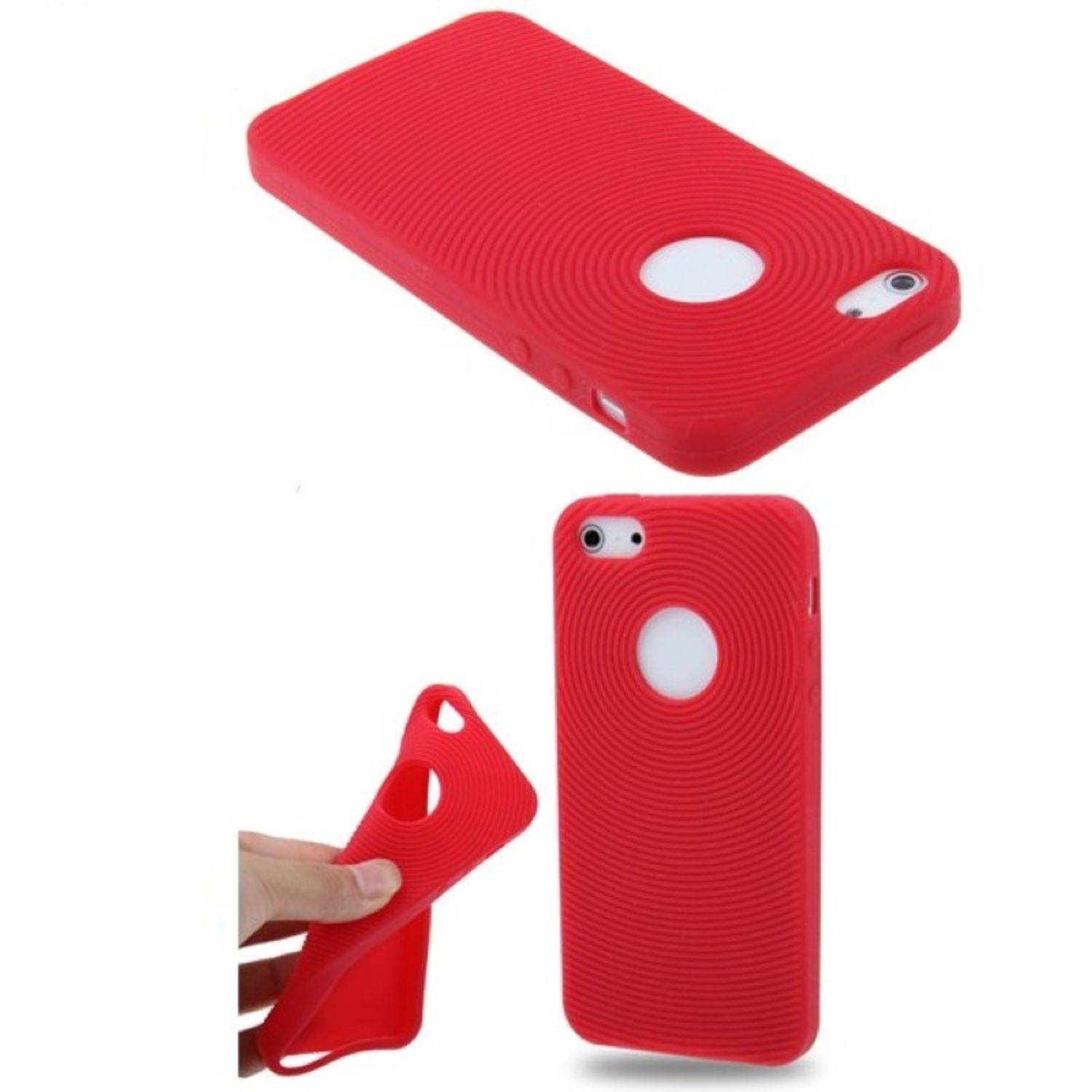 Apple iPhone 5 / 5s / SE Handyhülle Backcover Rot