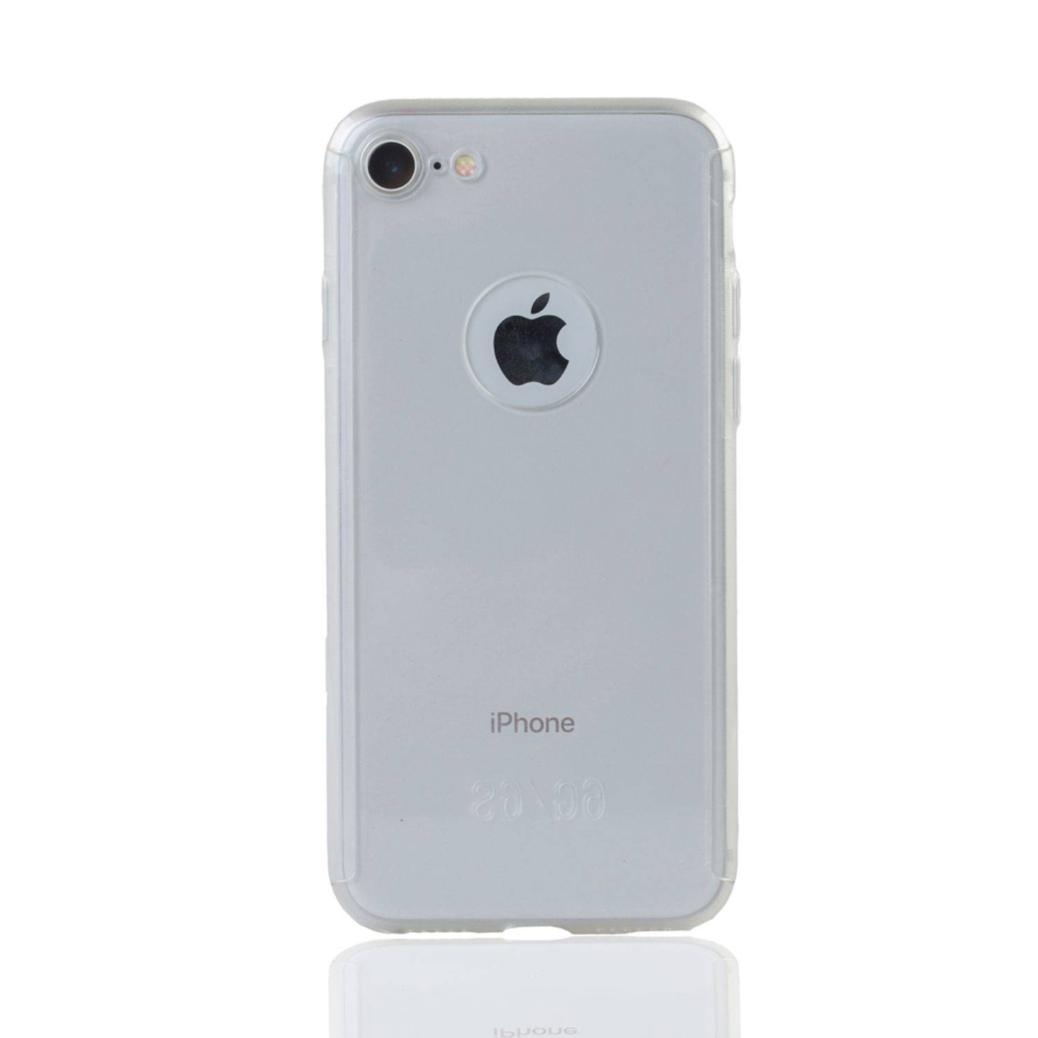 Apple iPhone 6 / 6s Handyhülle 360 Grad Schutz Full Cover Transparent