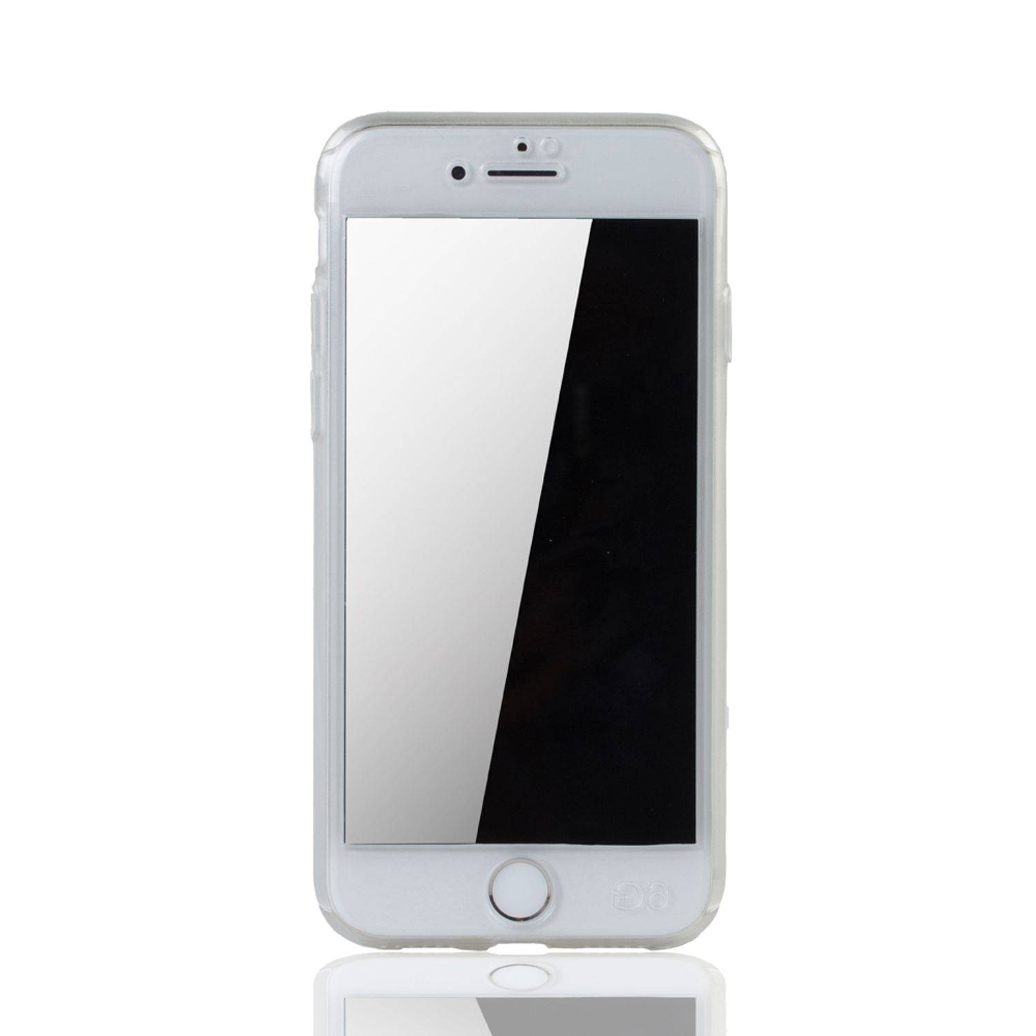 Apple iPhone 6 / 6s Handyhülle 360 Grad Schutz Full Cover Transparent