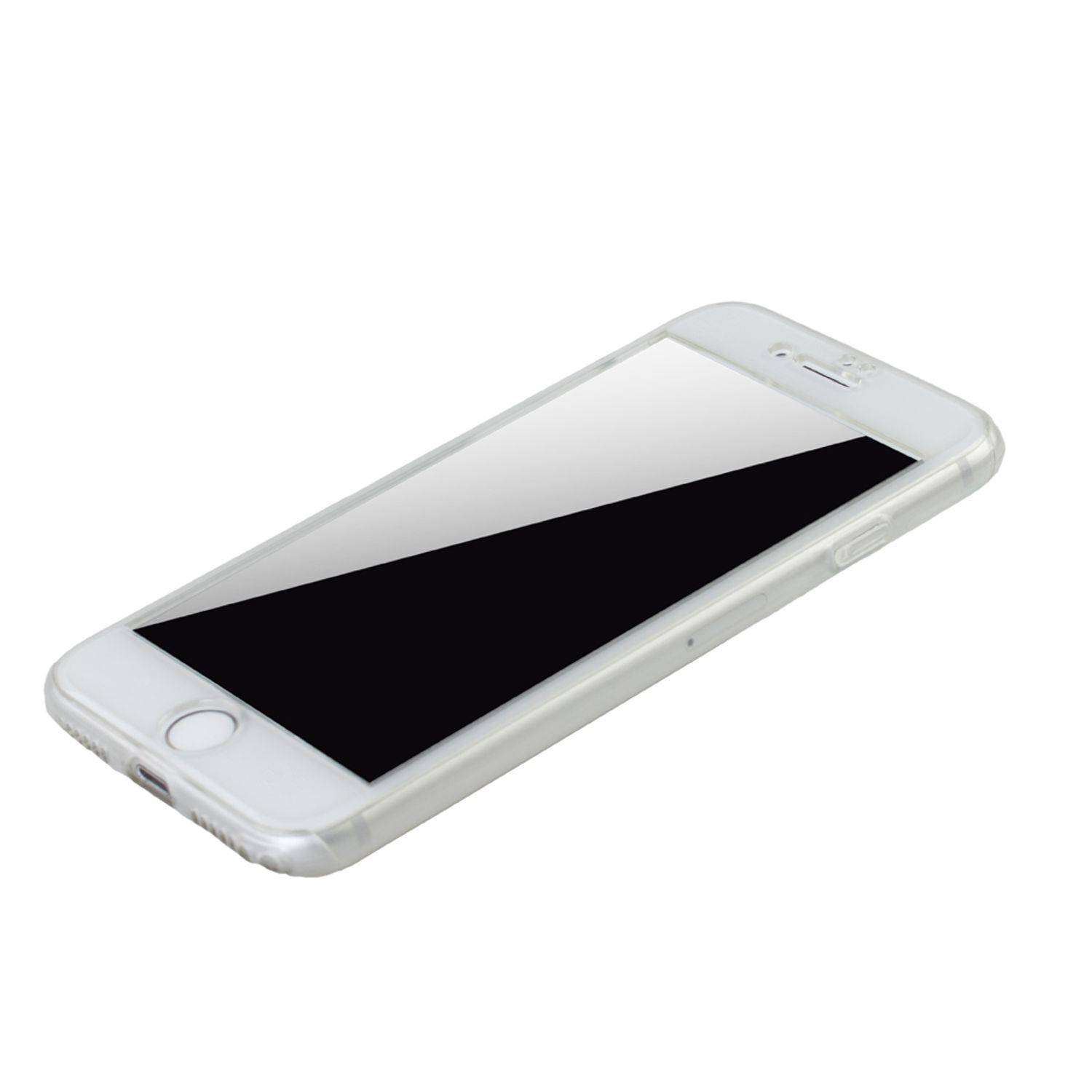 Apple iPhone 6 / 6s Handyhülle 360 Grad Schutz Full Cover Transparent