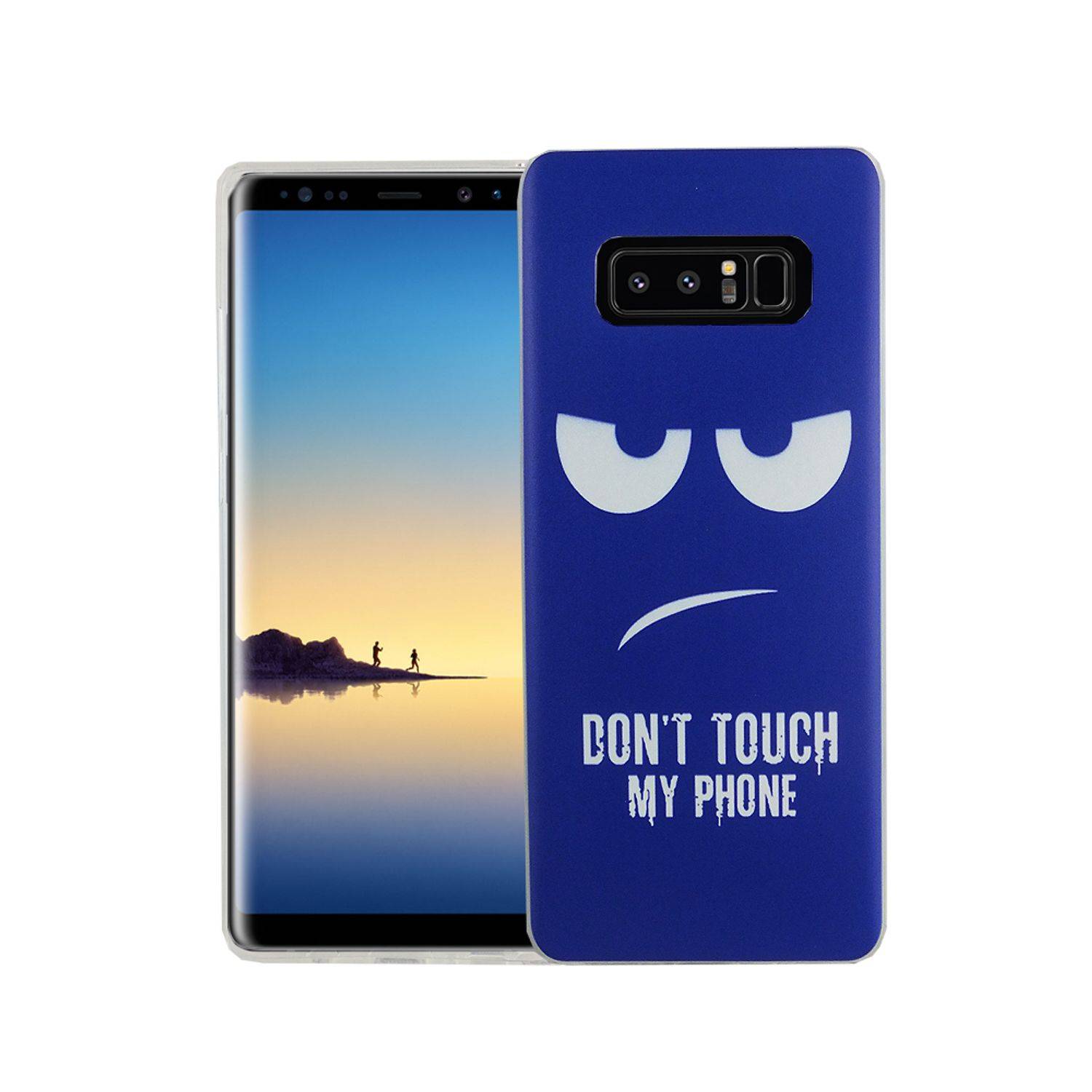 Samsung Galaxy Note 8 Handyhülle Bumper Backcover Blau